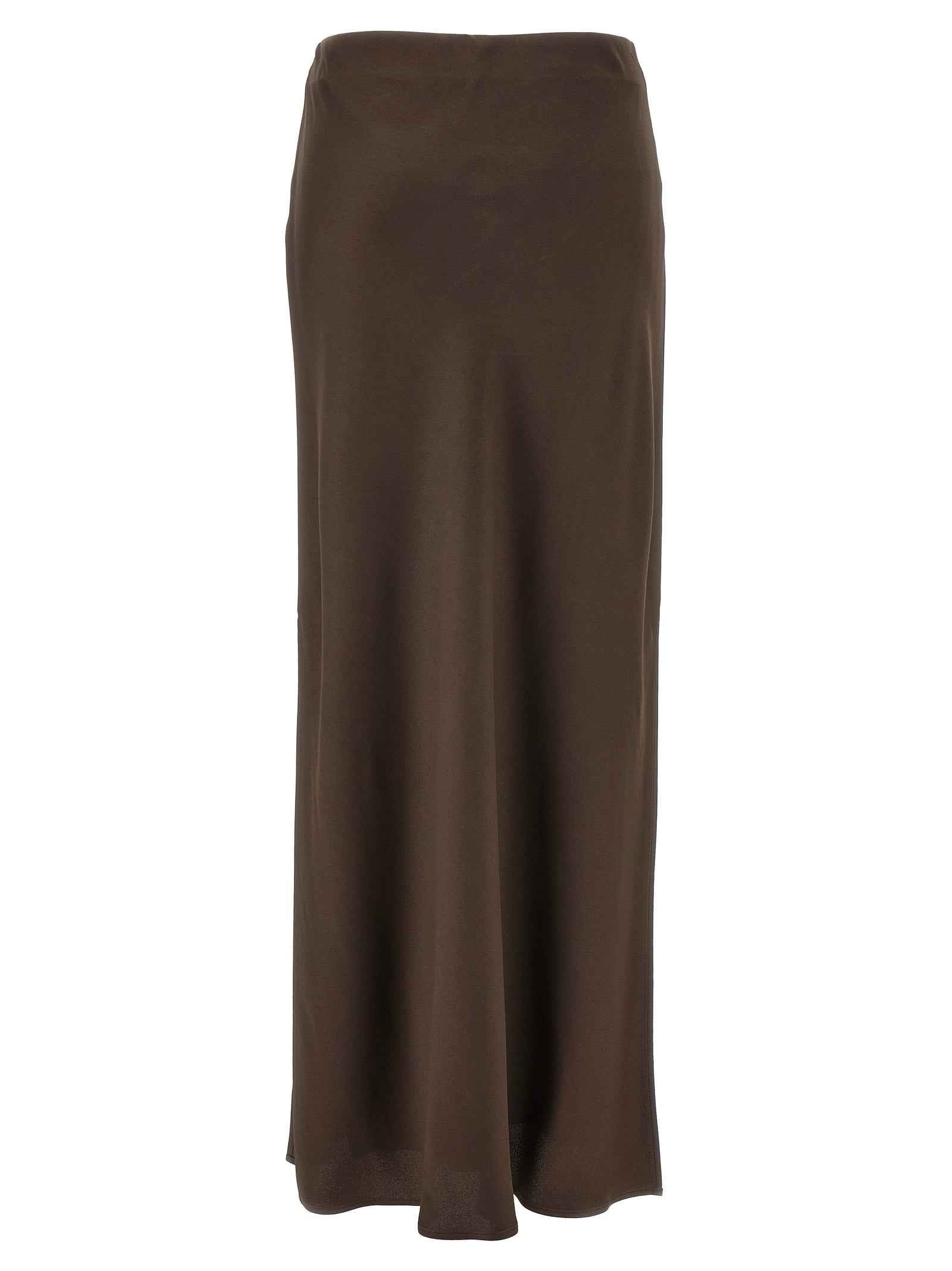 Brunello Cucinelli Brown Acetate Mini Skirt