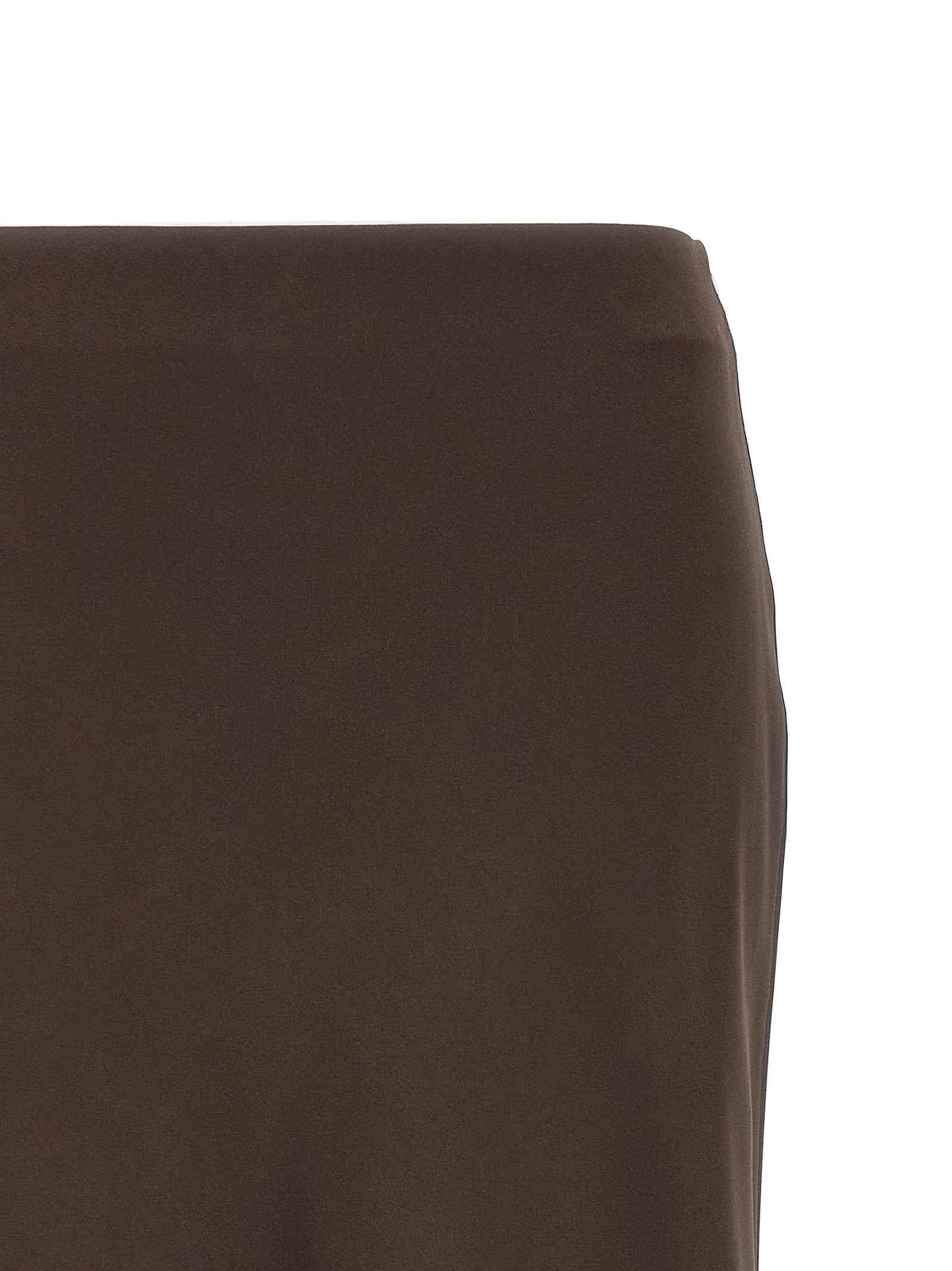 Brunello Cucinelli Brown Acetate Mini Skirt
