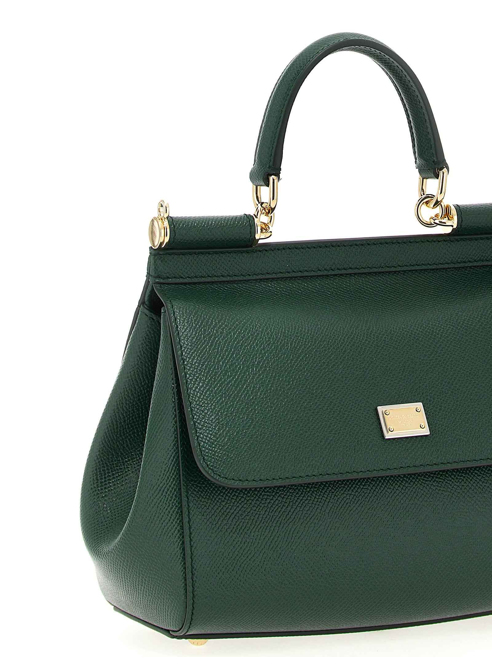 Dolce & Gabbana Bicolor Calfskin Handbag