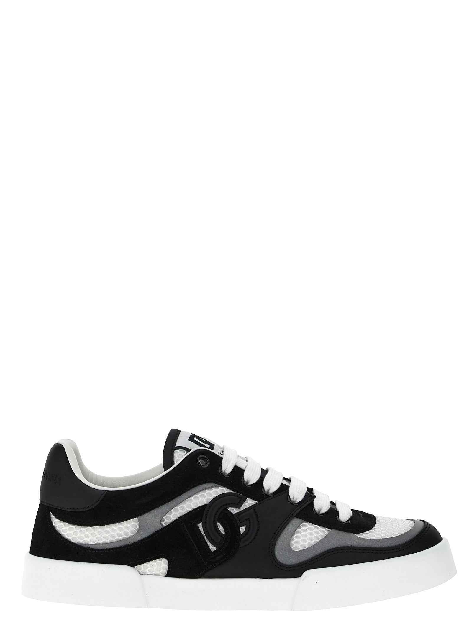 Dolce & Gabbana Bicolor Calfskin Sneakers