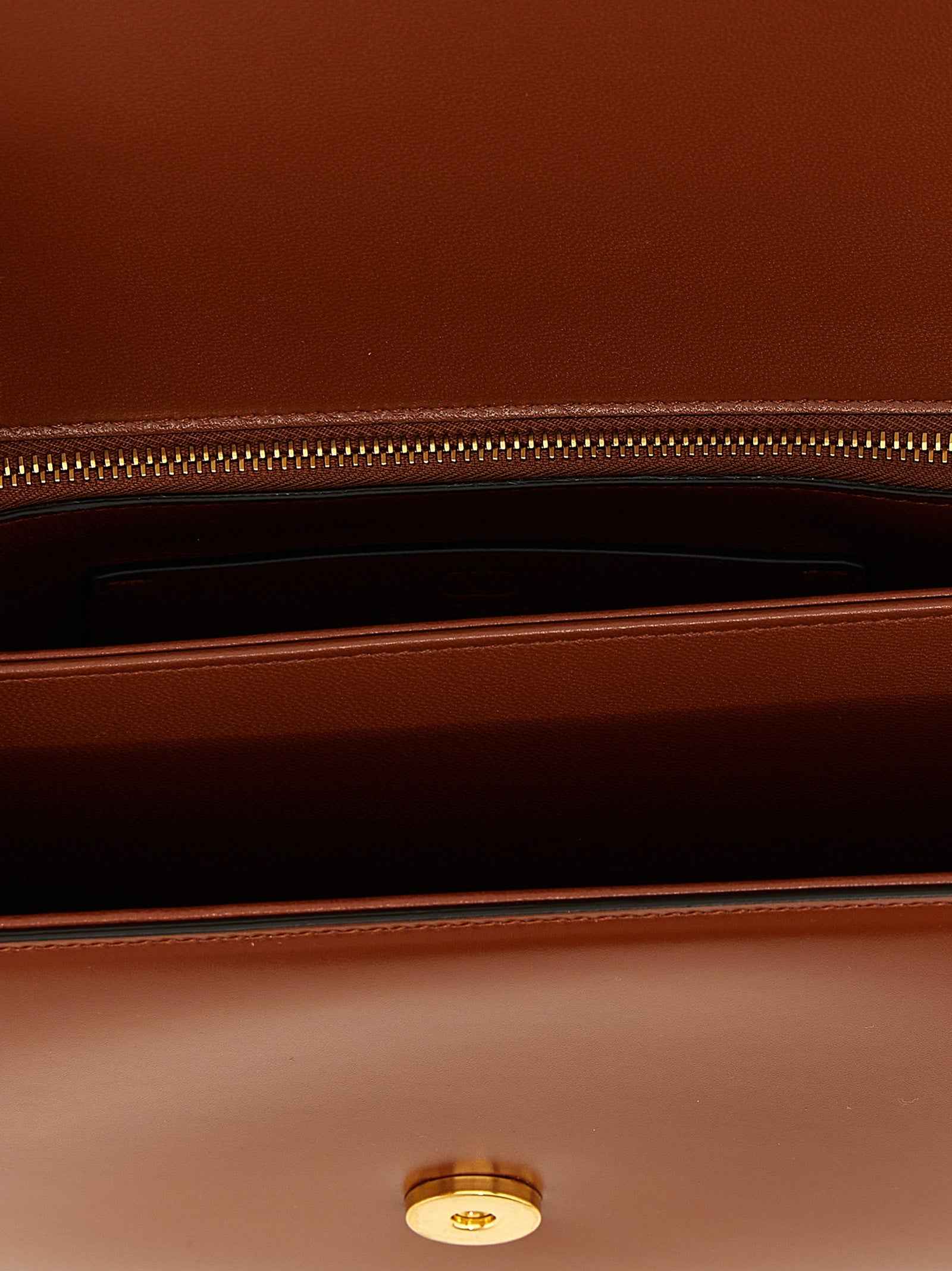 Valentino Garavani Brown Calfskin Shoulder Bag