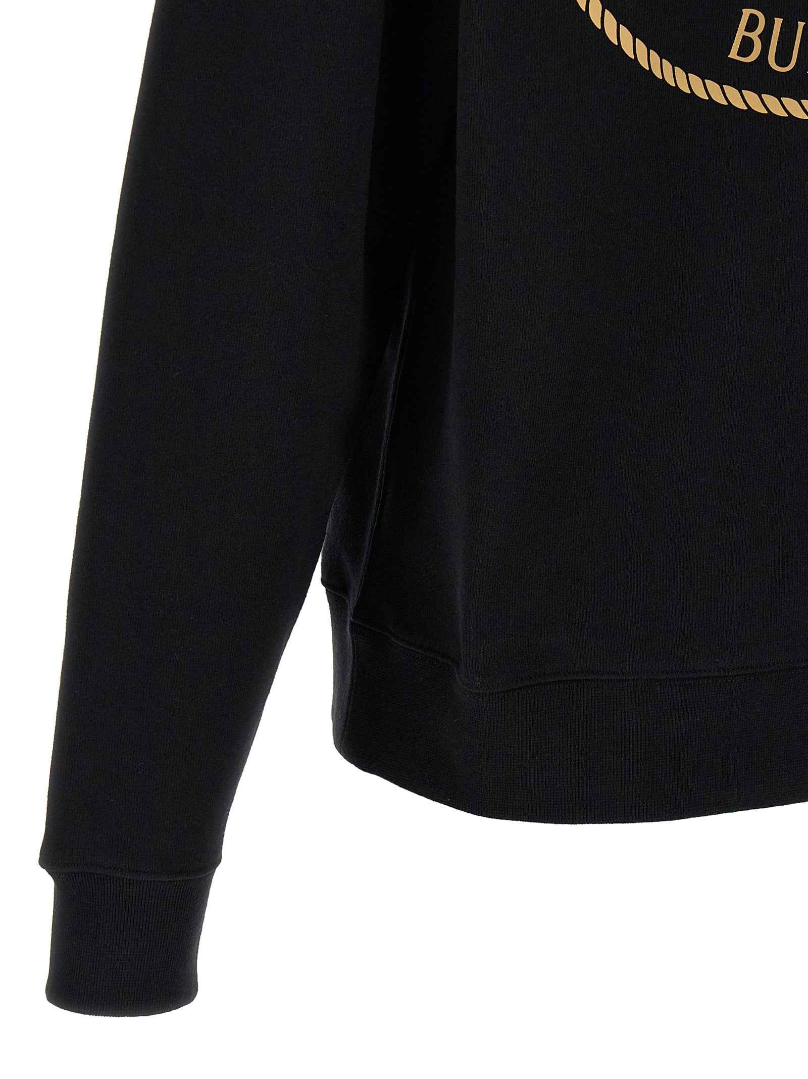 Burberry Black Cotton Sweatshirt