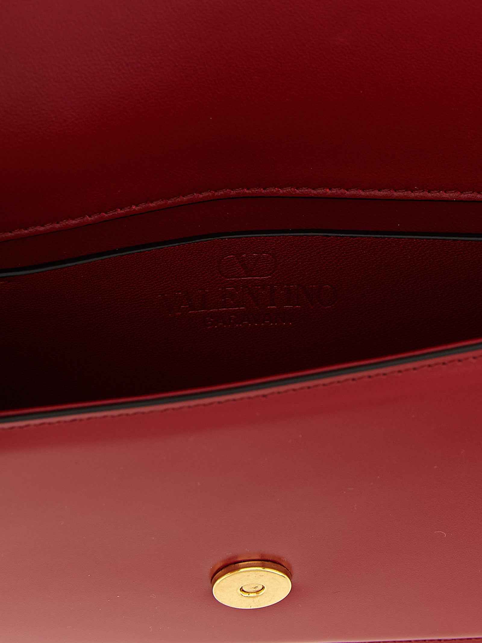 Valentino Garavani Multicolor Calfskin Clutch Bag