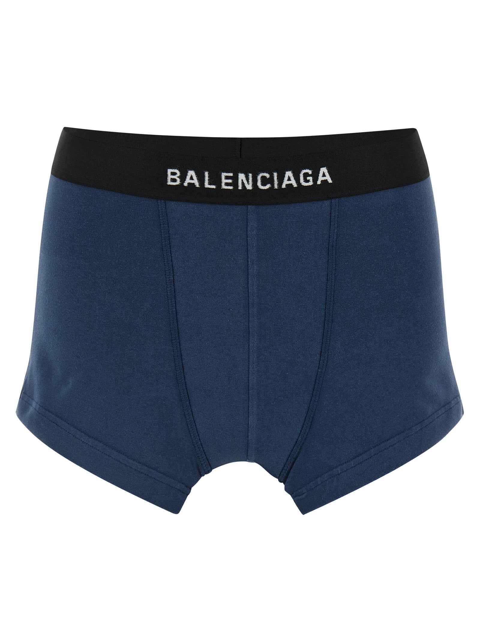 Balenciaga Blue Cotton Long Skirt