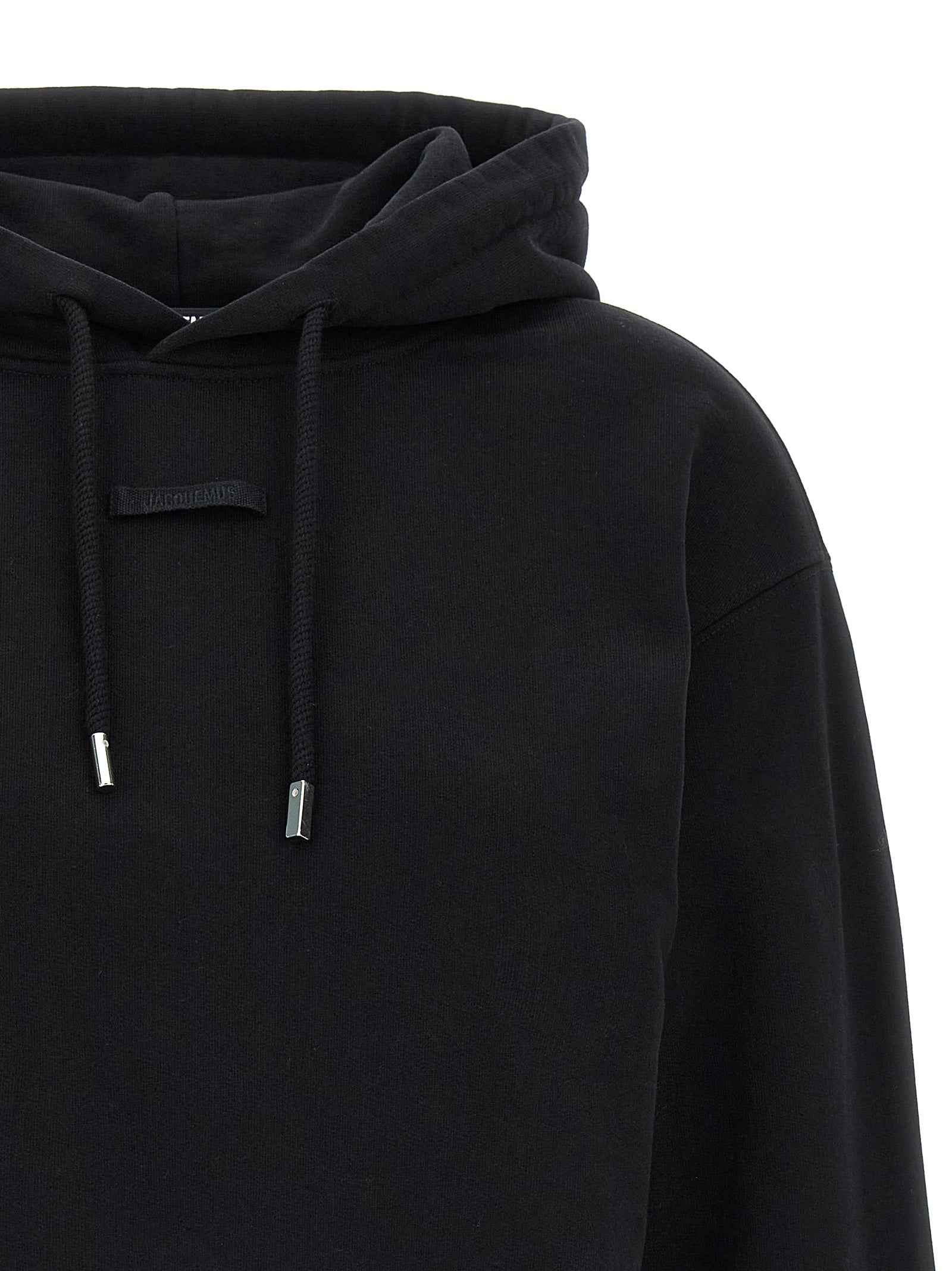 Jacquemus Black Cotton Hoodie