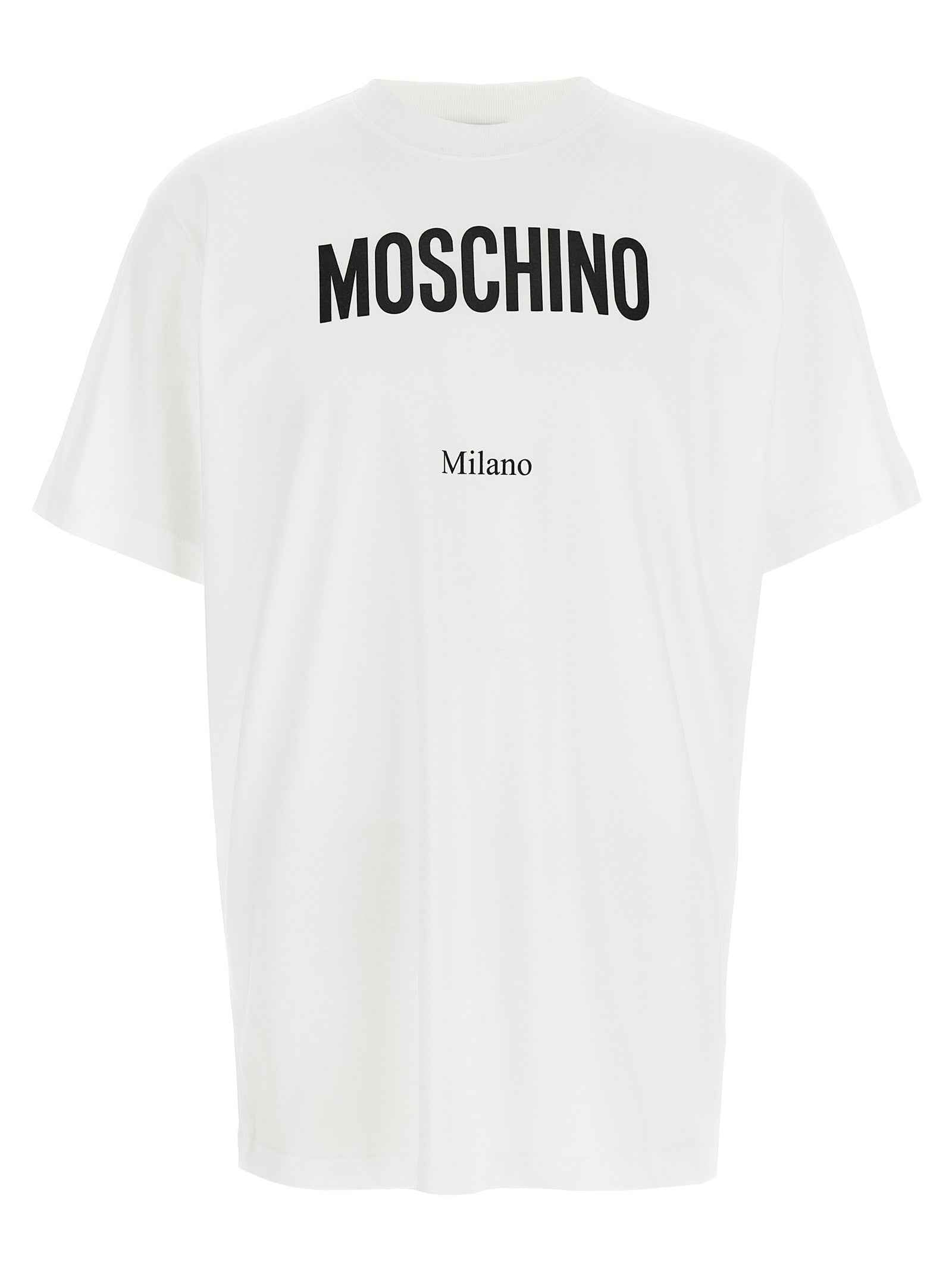 Moschino Bicolor Cotton T-Shirt