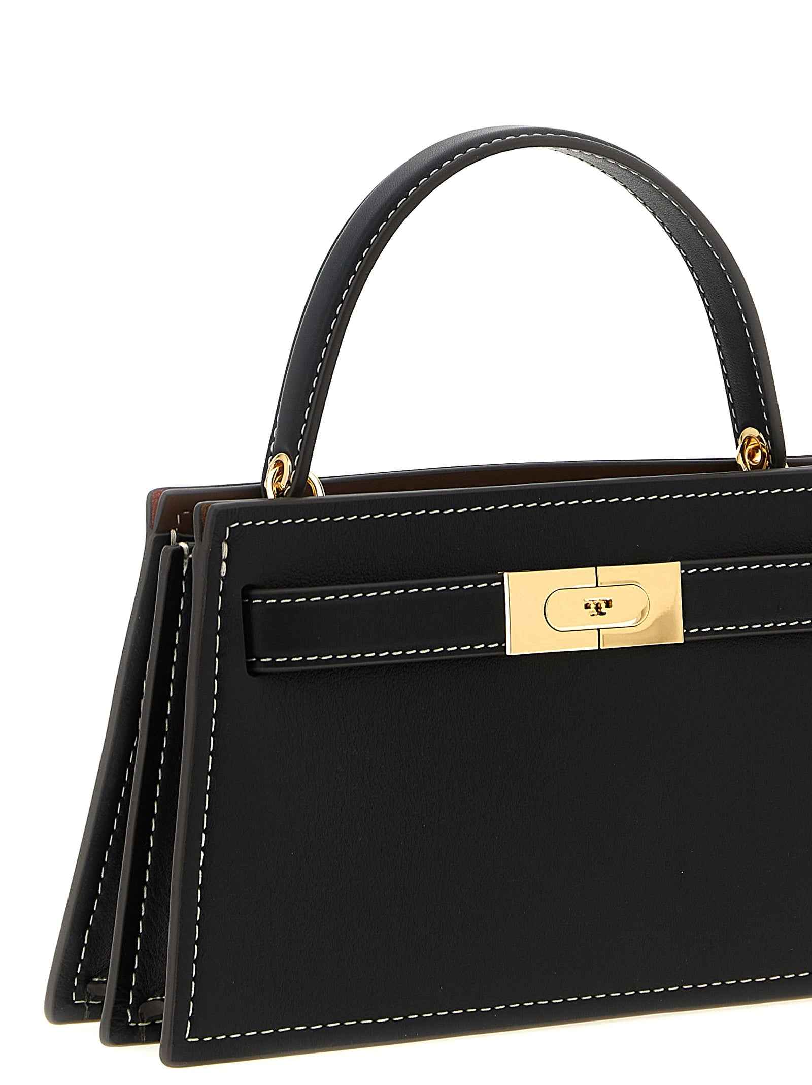 Tory Burch Black Cowhide Handbag