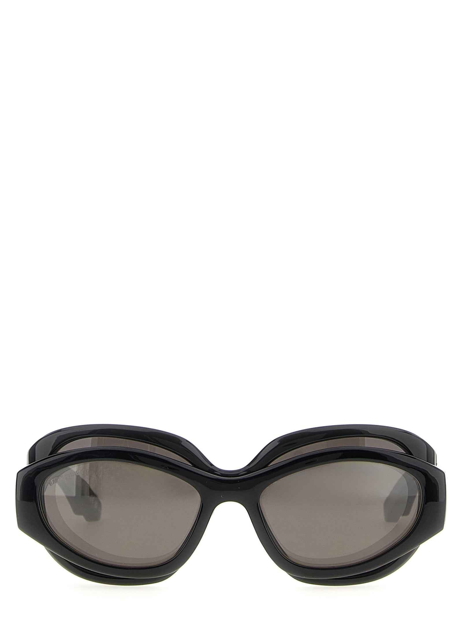 Balenciaga Black Polyamide Sunglasses