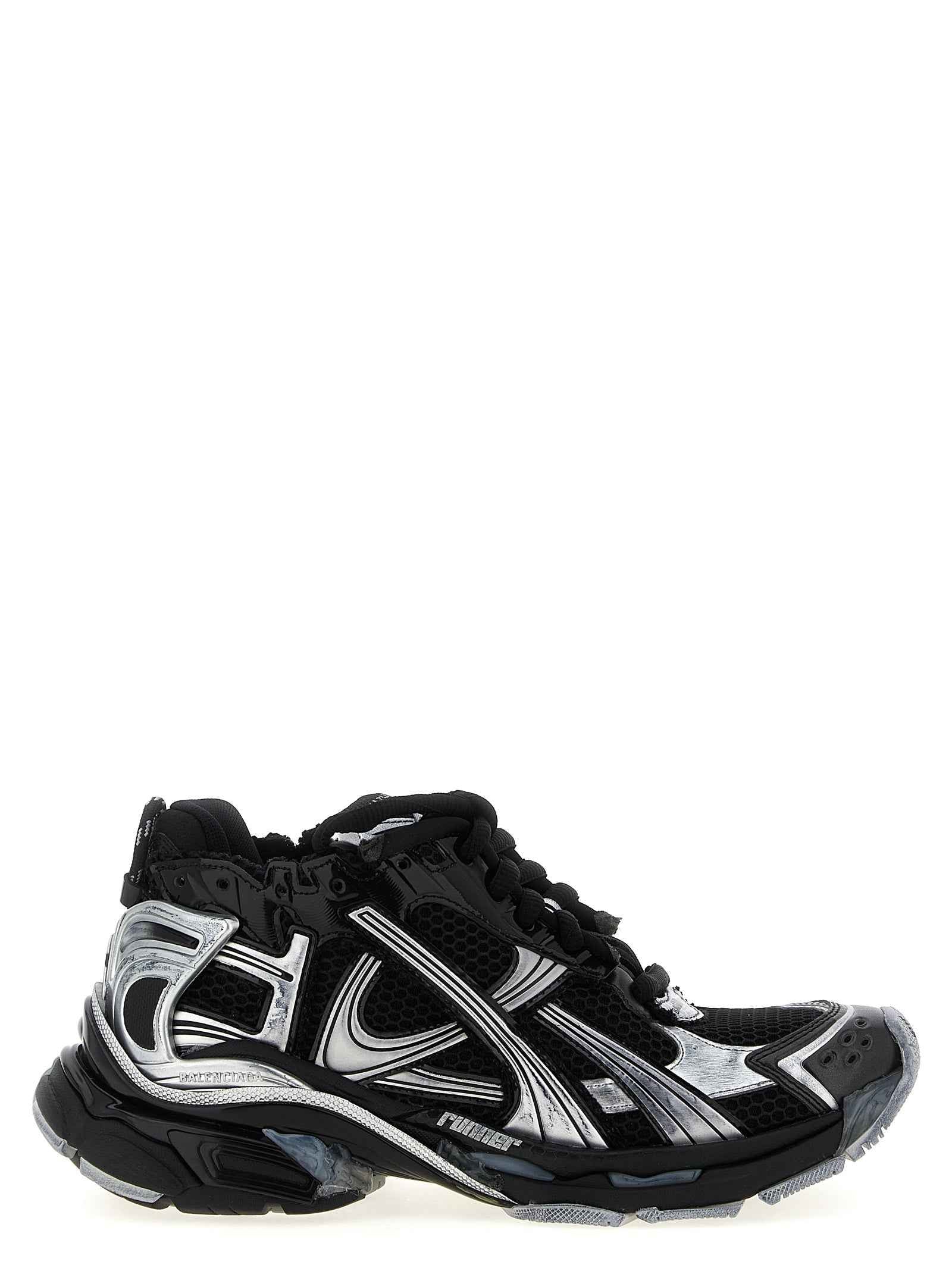 Balenciaga Black Polyethylene Athletic Sneakers