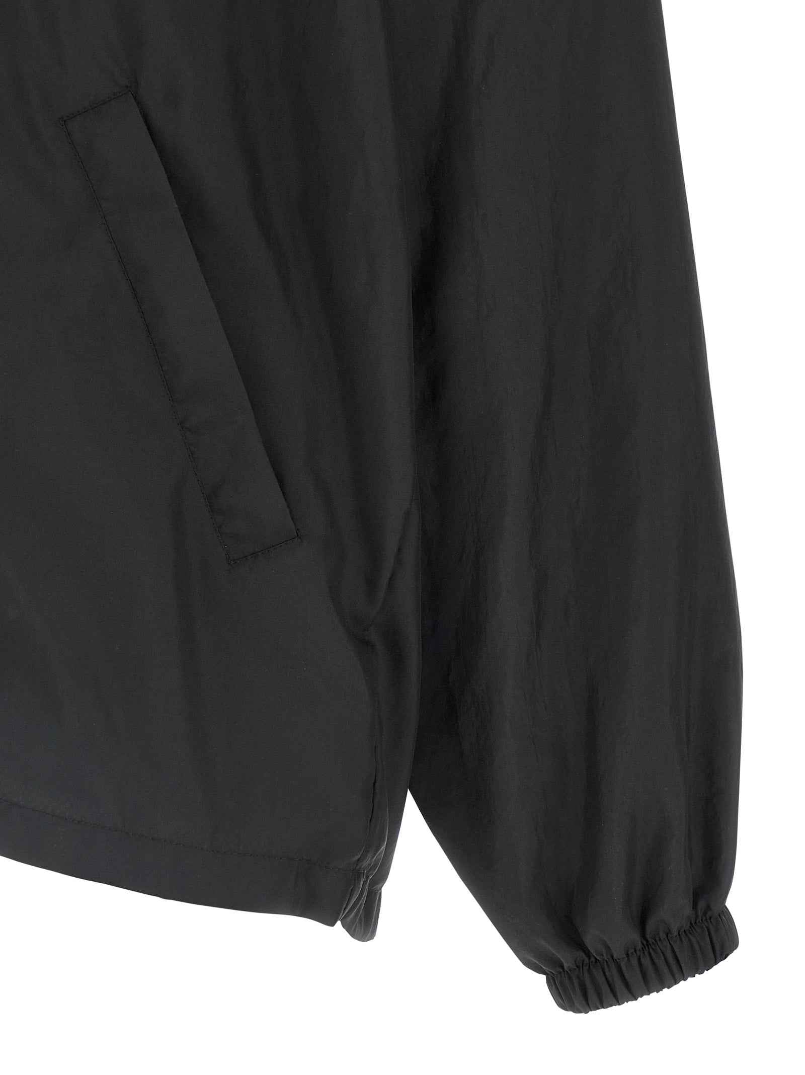 Balenciaga Black Polyester Shell Jacket