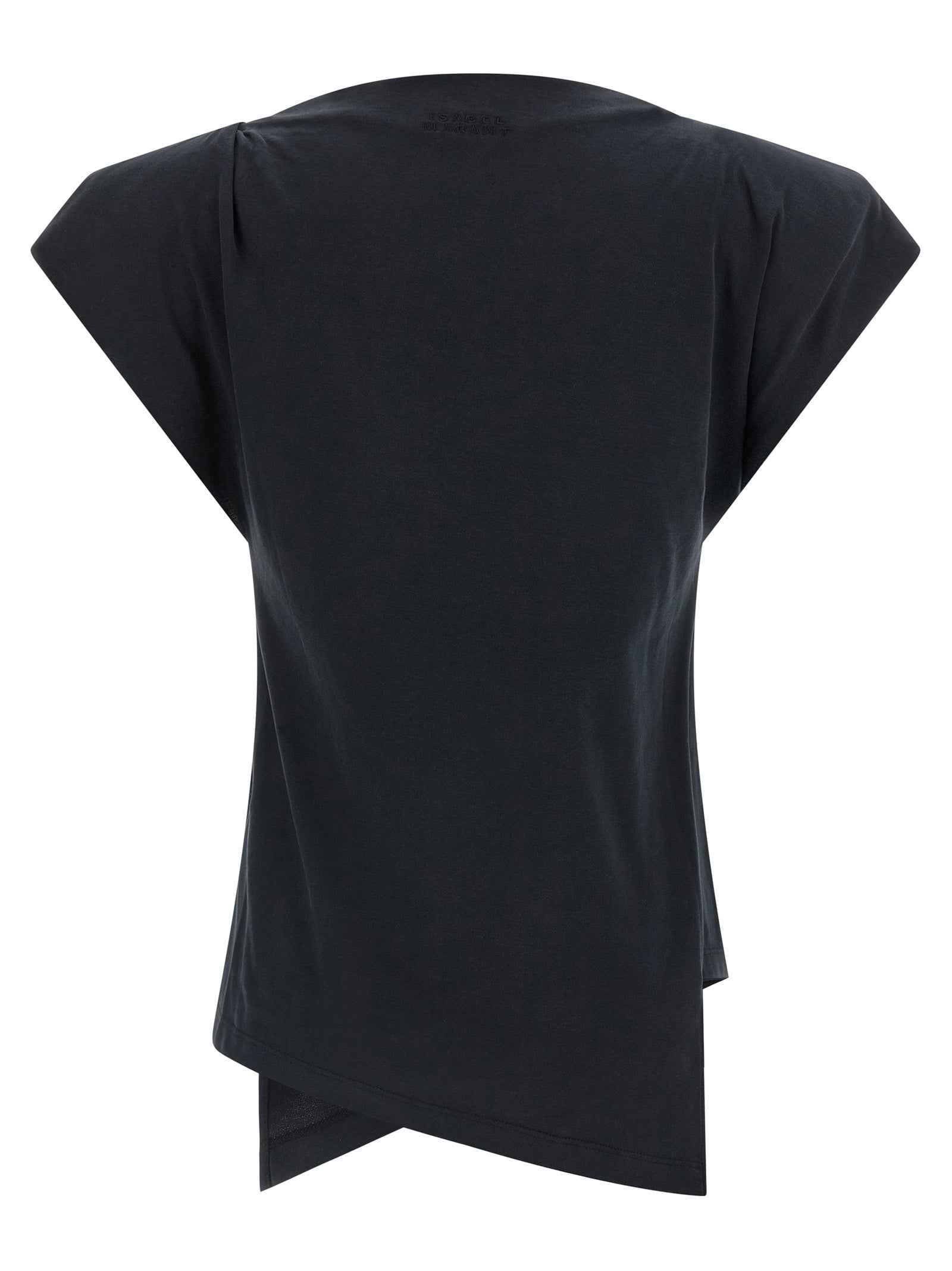Isabel Marant Black Cotton T-Shirt