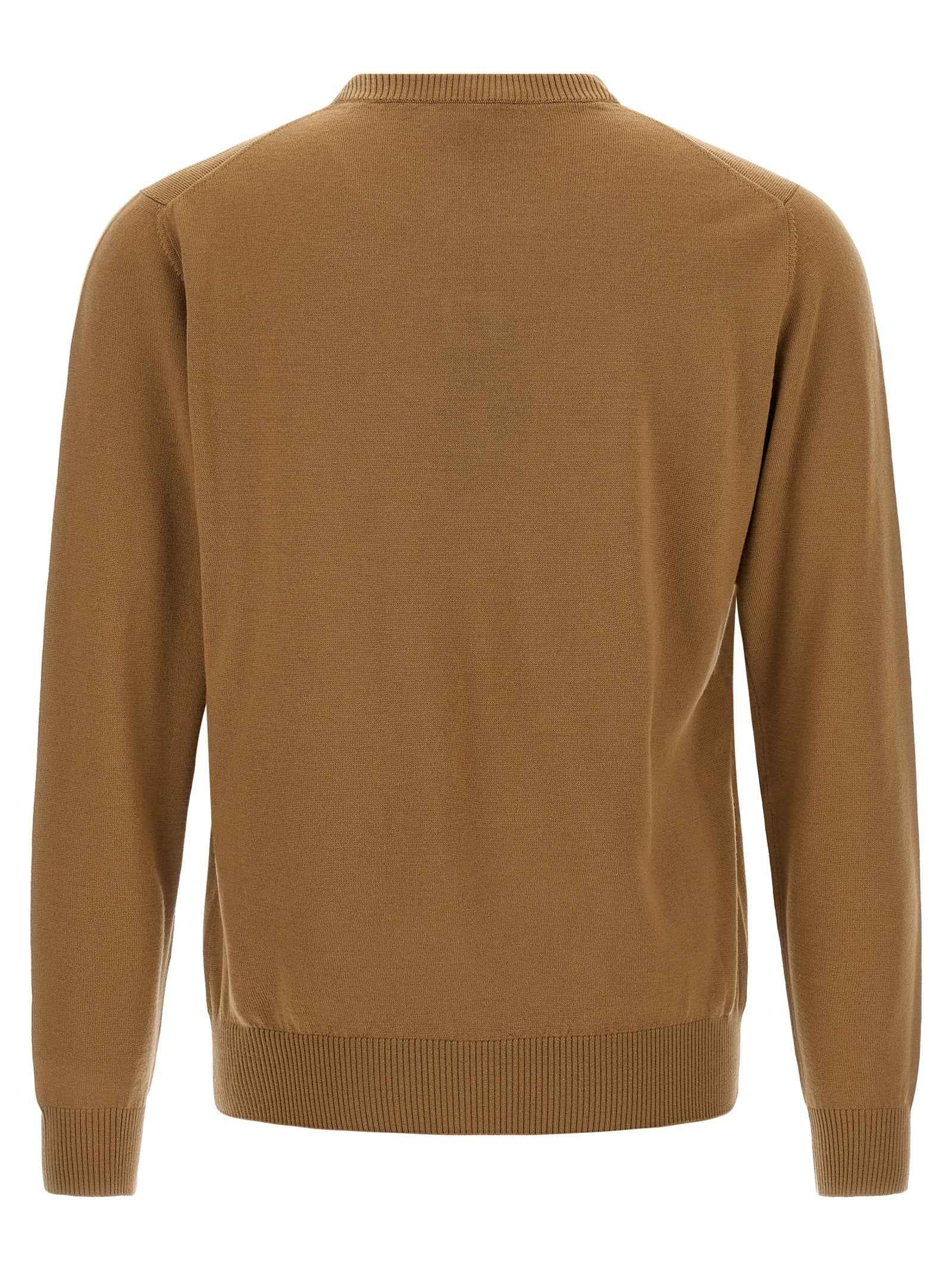 Fendi Beige Virgin Wool Cardigan