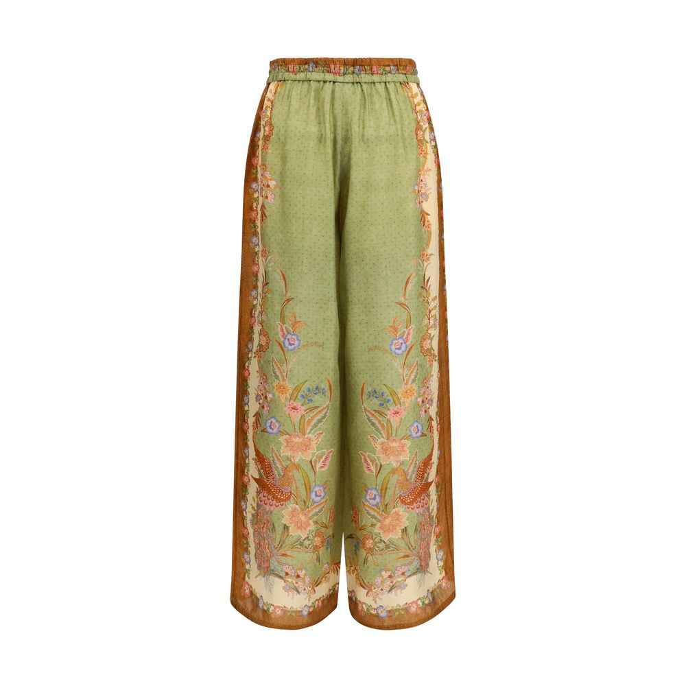 Zimmermann Multicolor Silk Casual Pants