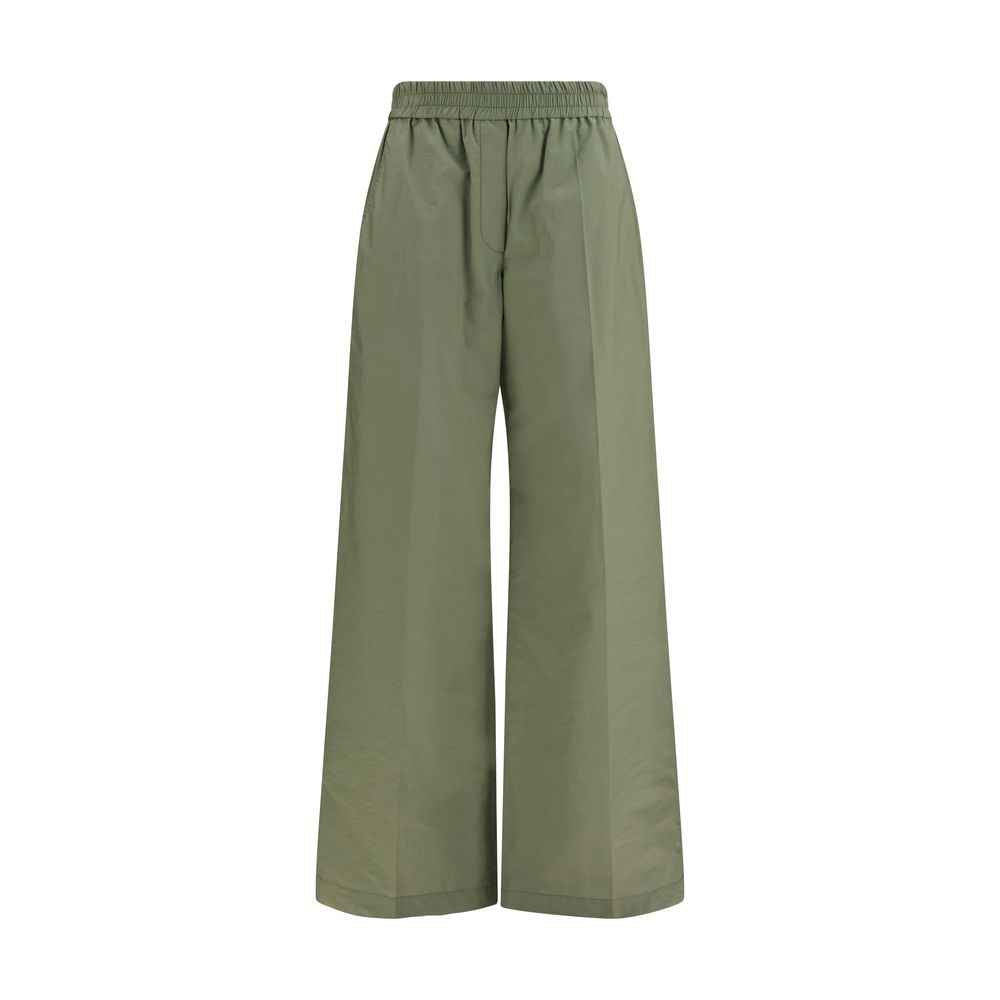 Brunello Cucinelli Bicolor Cotton Casual Pants