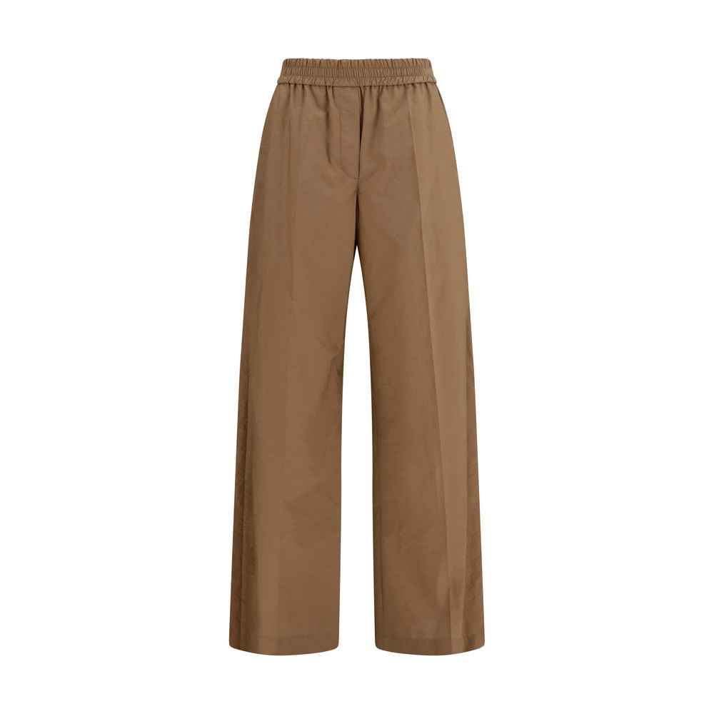 Brunello Cucinelli Brown Cotton Casual Pants