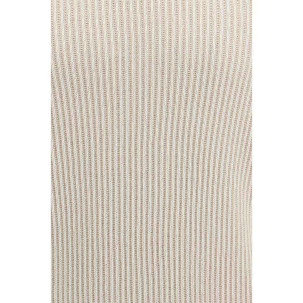 Brunello Cucinelli Beige Cashmere Turtleneck