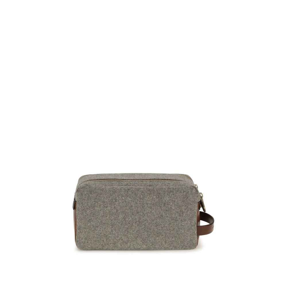 Brunello Cucinelli Gray Wool Oves Aries Other Accessories