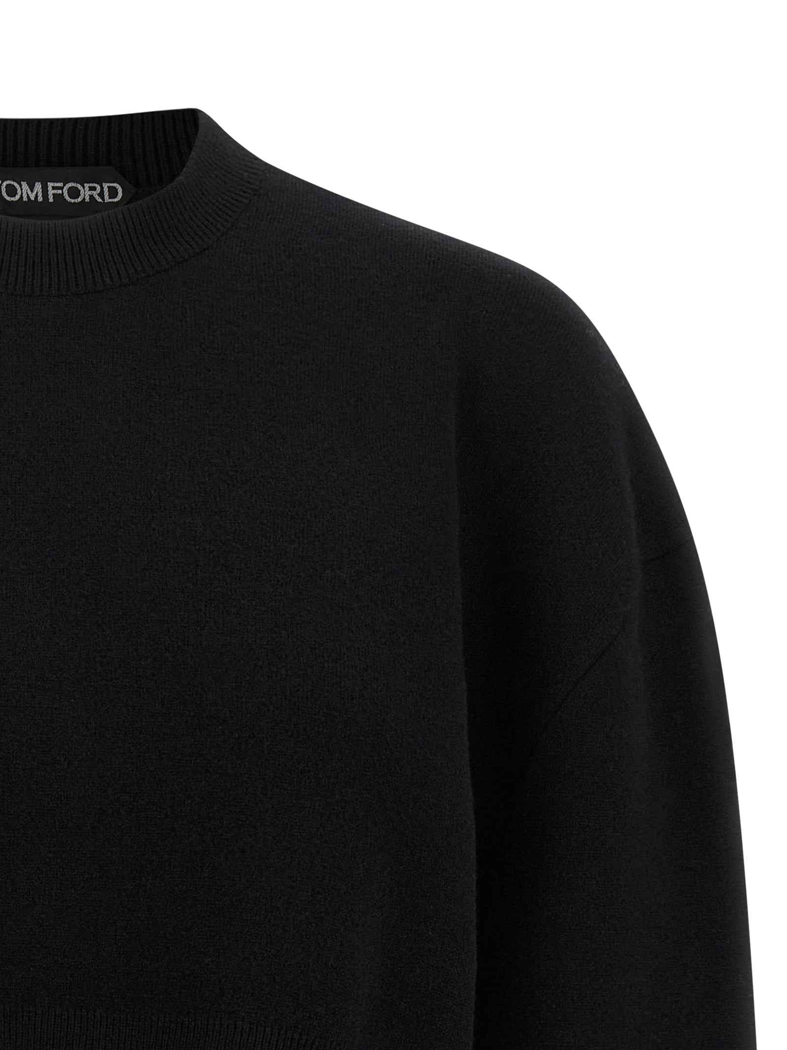 Tom Ford Black Virgin Wool Cardigan