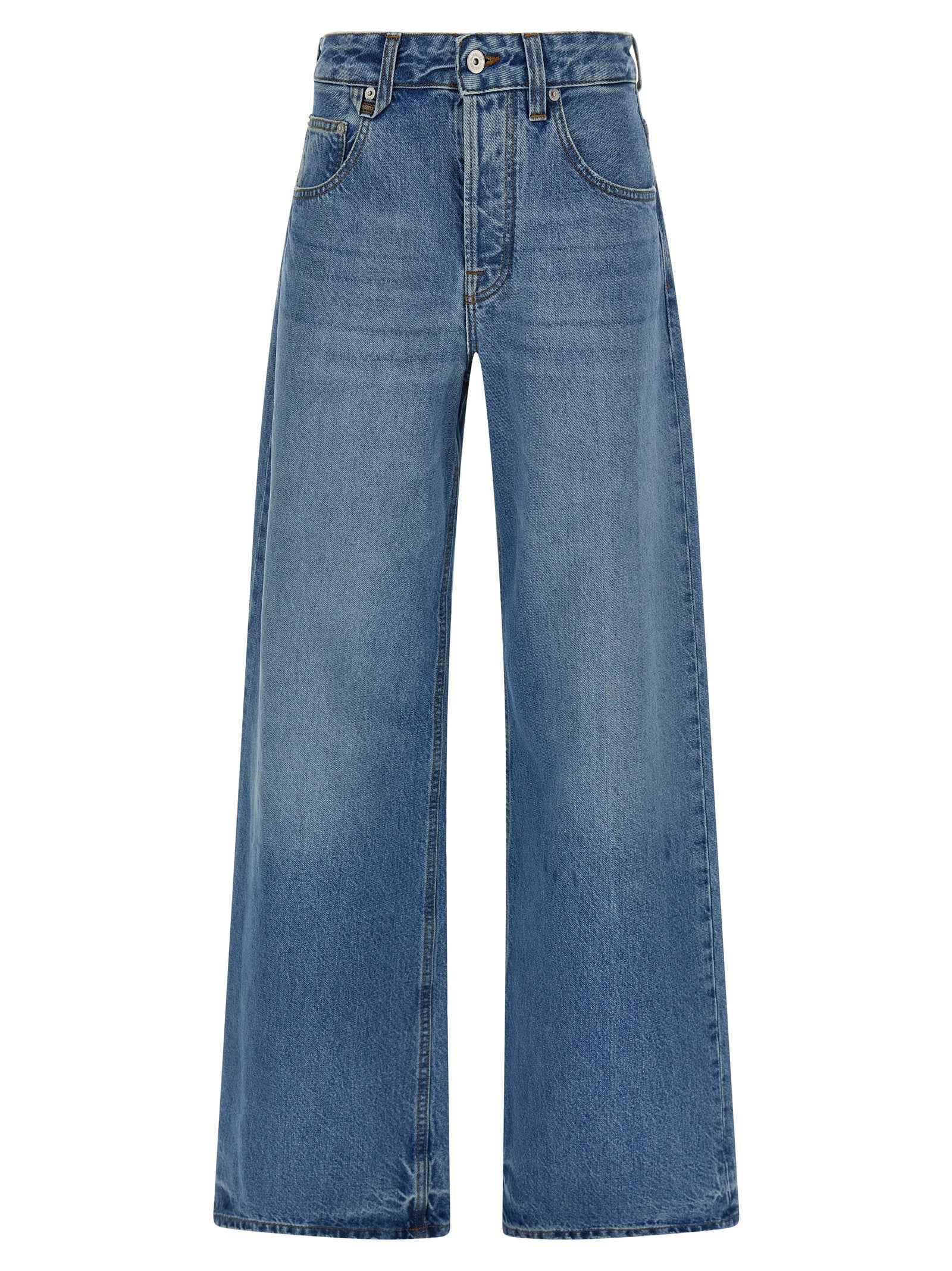 Jacquemus Blue Cotton Jeans Denim