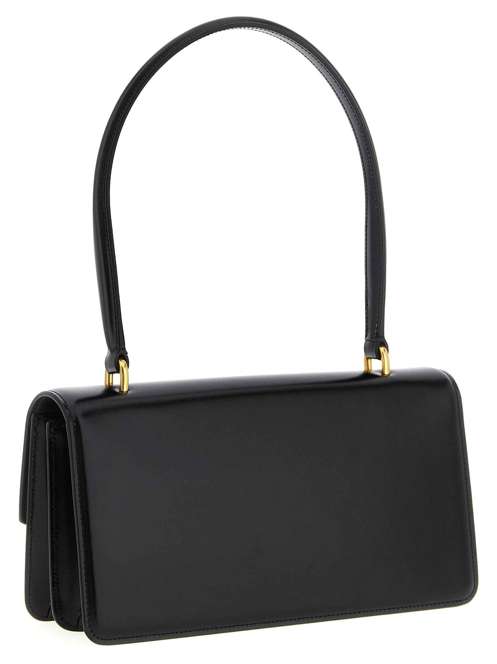 Valentino Garavani Black Calfskin Shoulder Bag