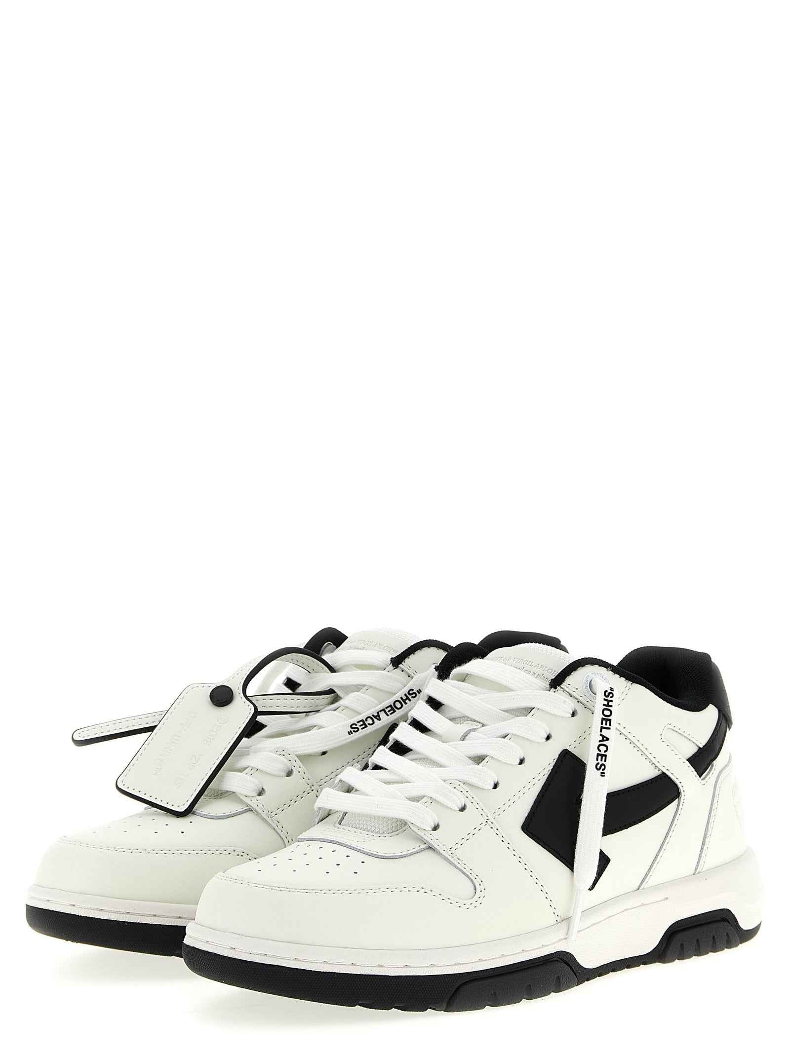 Off-White Bicolor Recycled Polyester Sneakers
