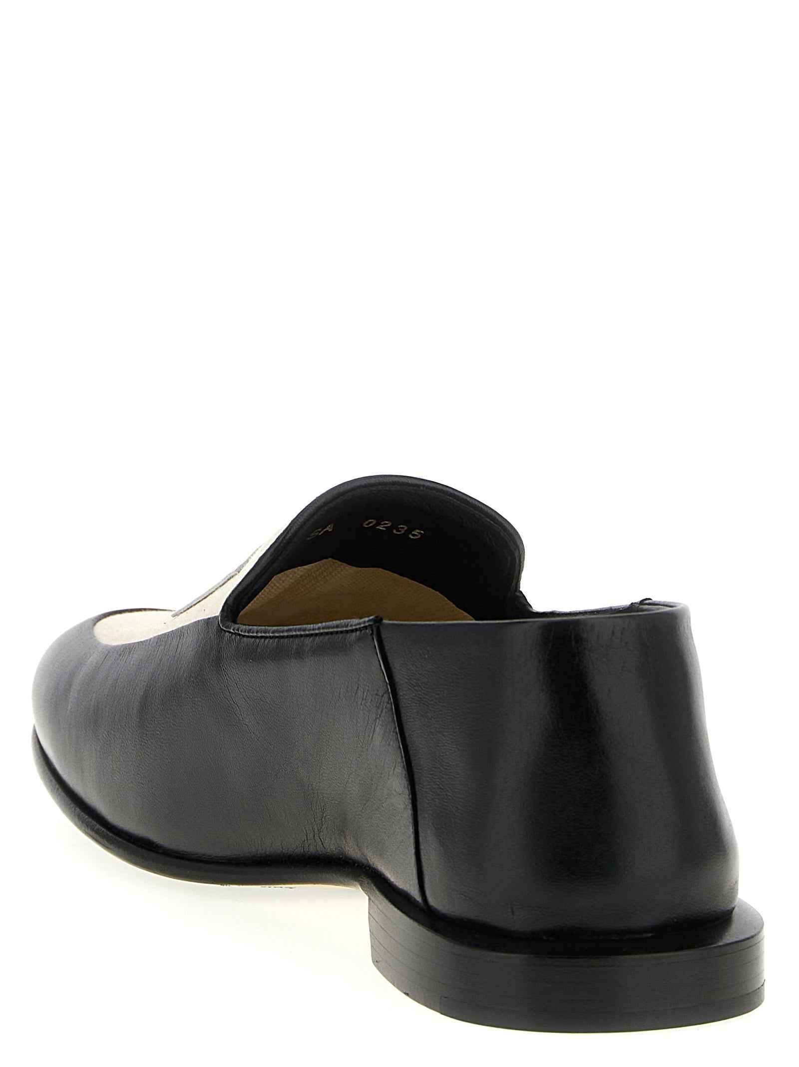 Givenchy Black Lamb Leather Slip-On Loafers