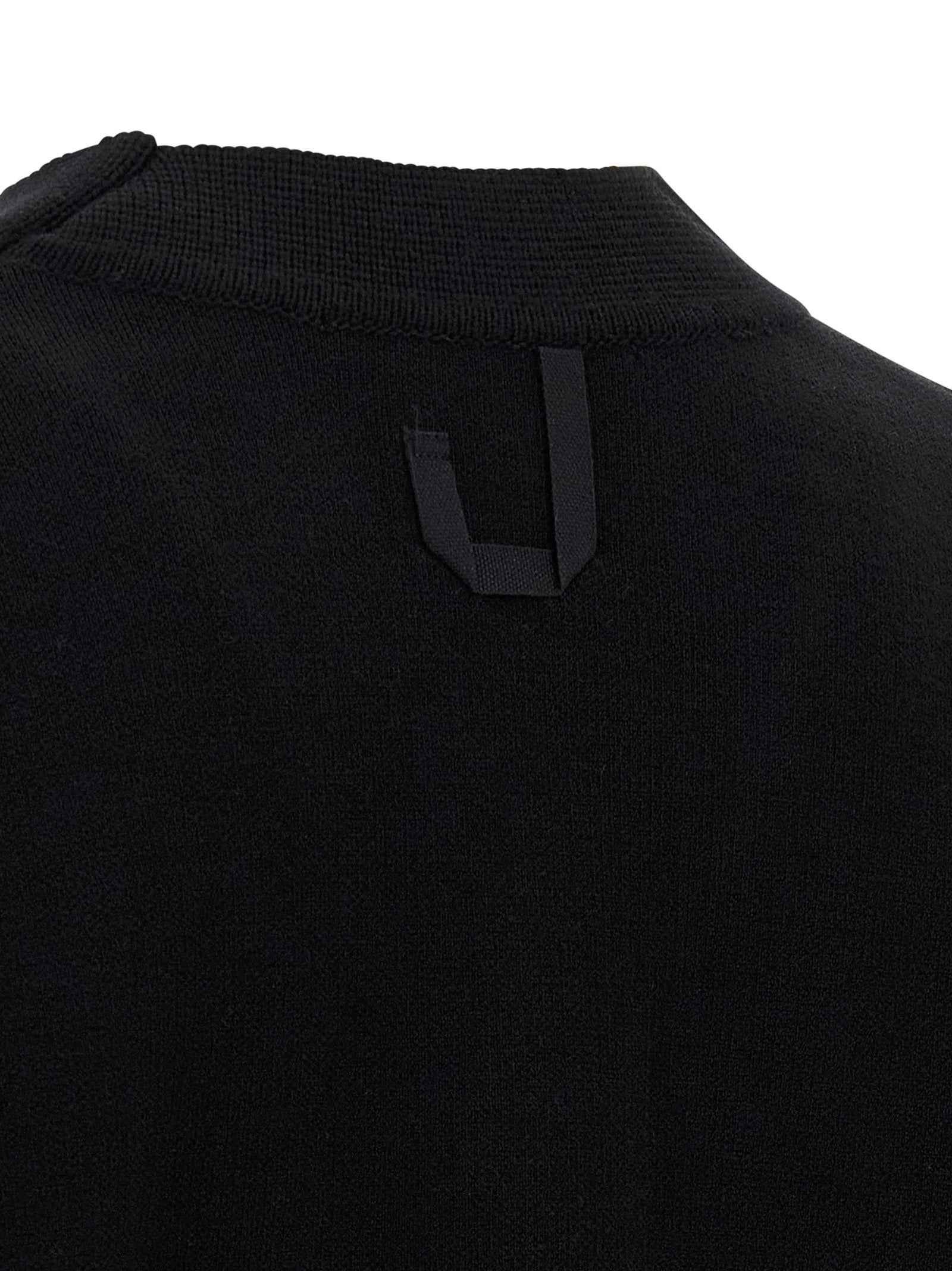 Jacquemus Black Merino Wool Cardigan