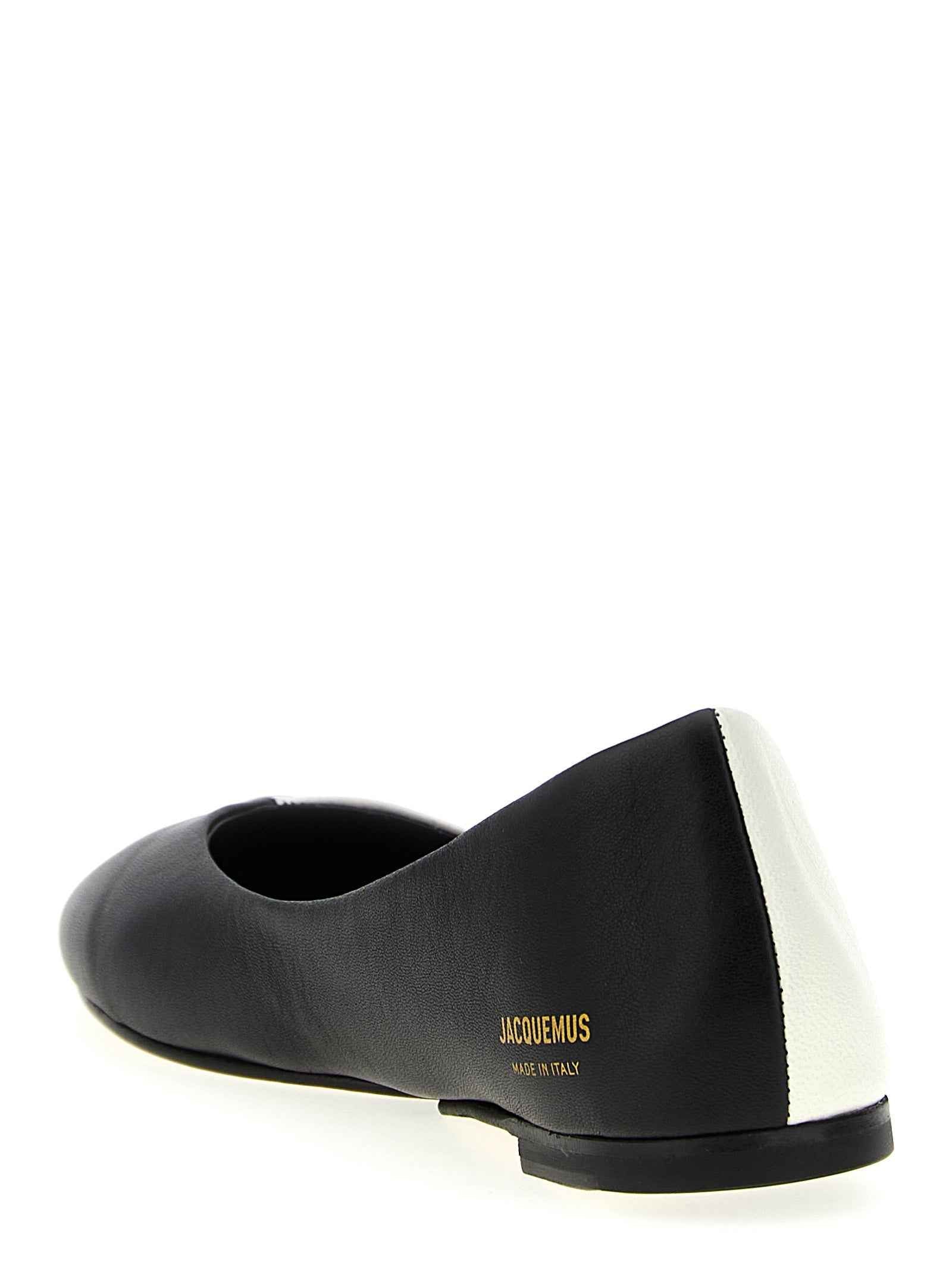 Jacquemus Bicolor Lamb Leather Ballet Flats