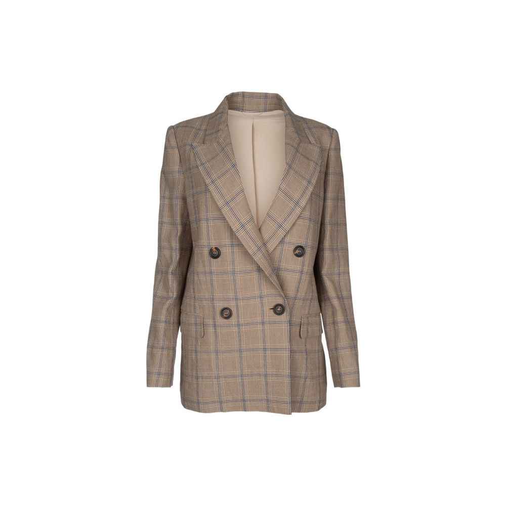 Brunello Cucinelli Brown Linen Blazer