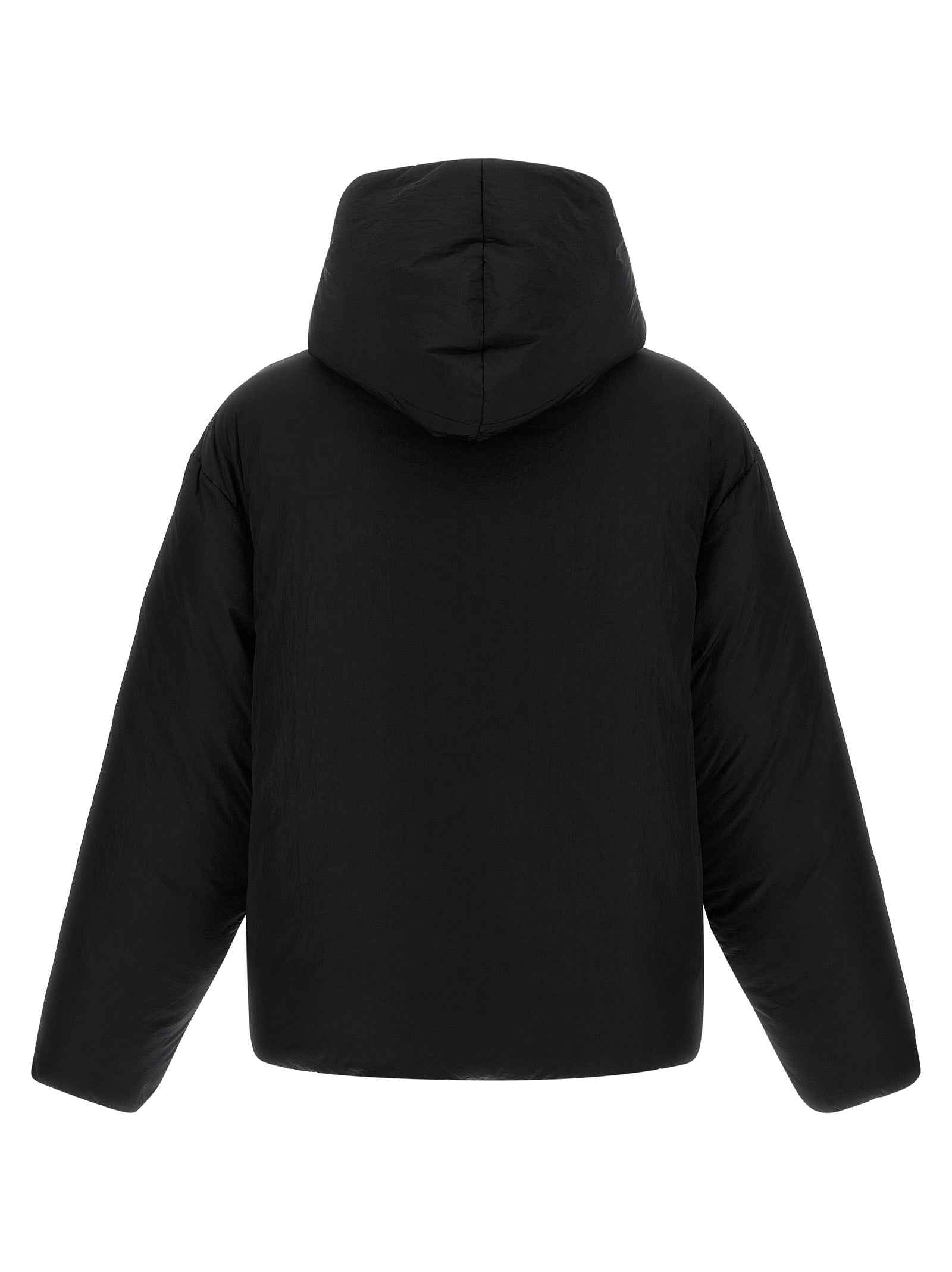Jacquemus Black Polyamide Full-Length Jacket