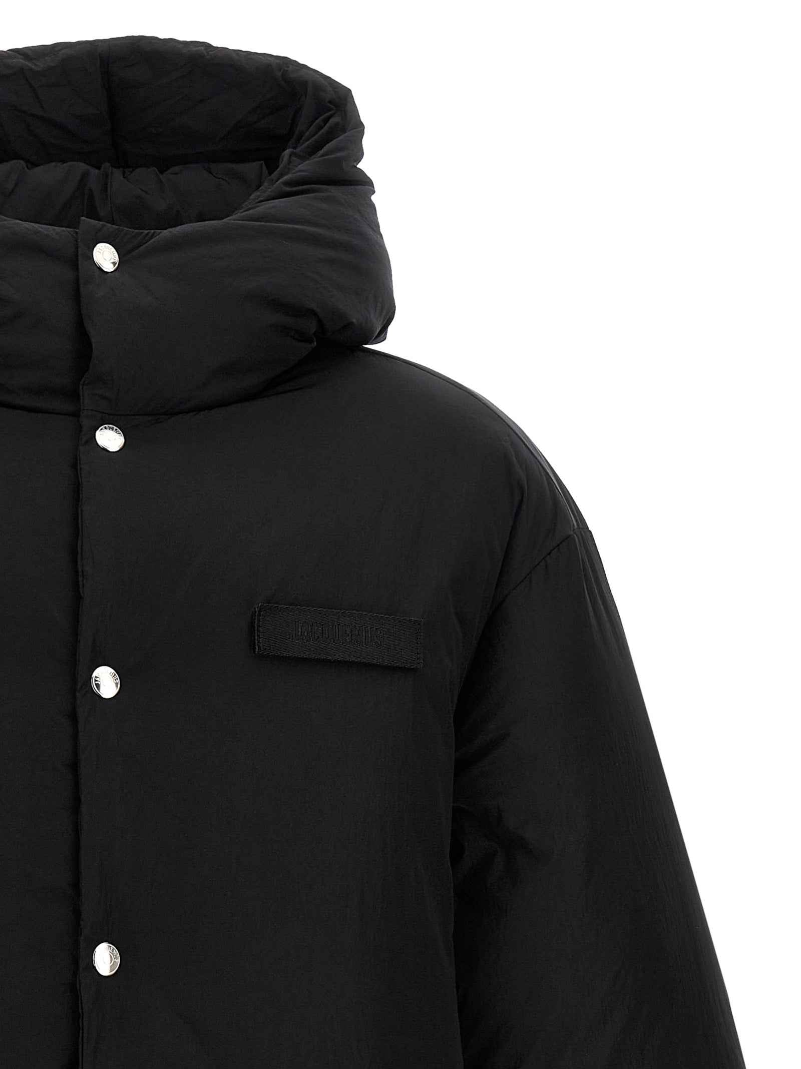 Jacquemus Black Polyamide Full-Length Jacket