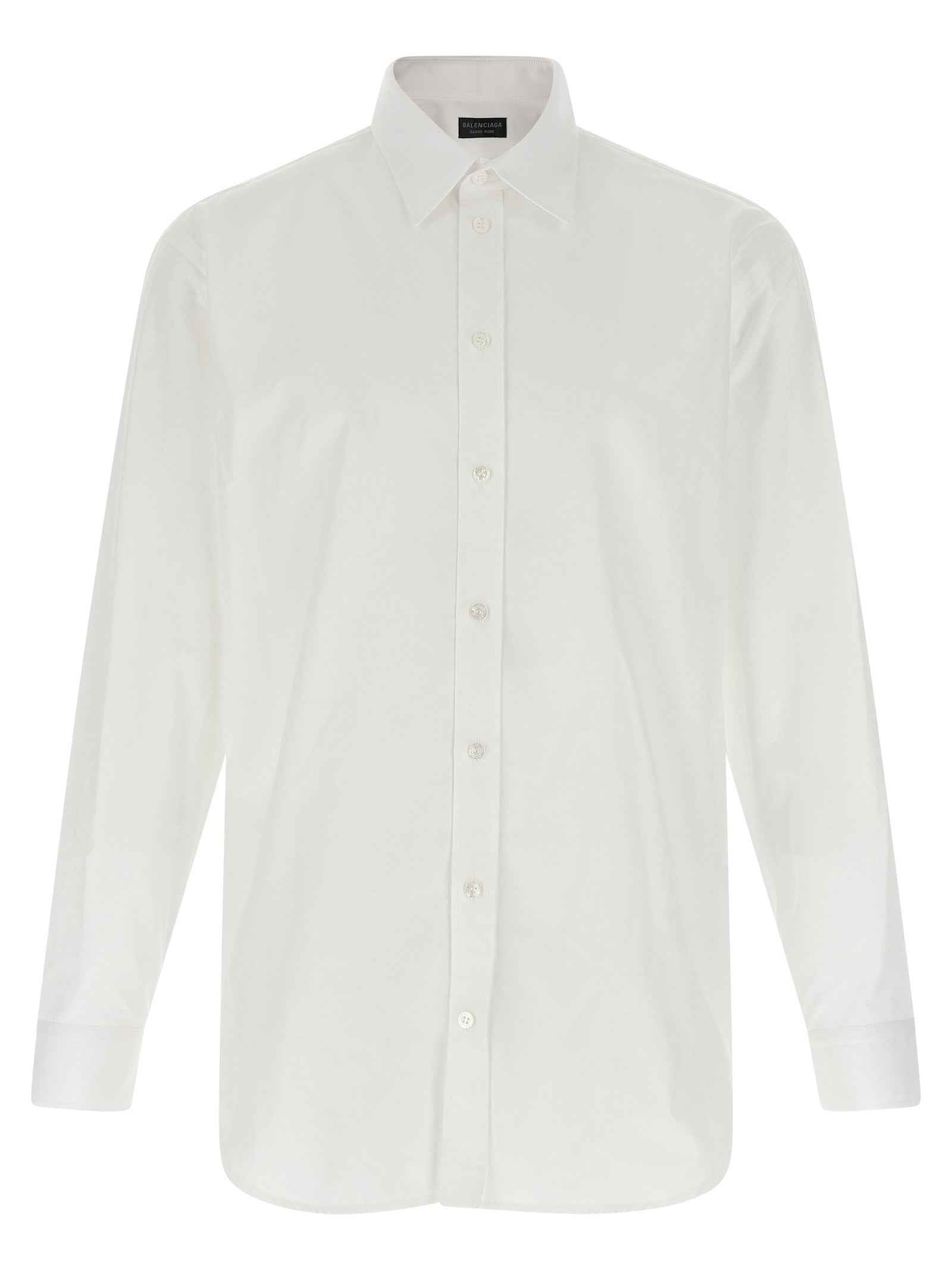 Balenciaga White Cotton Blouse