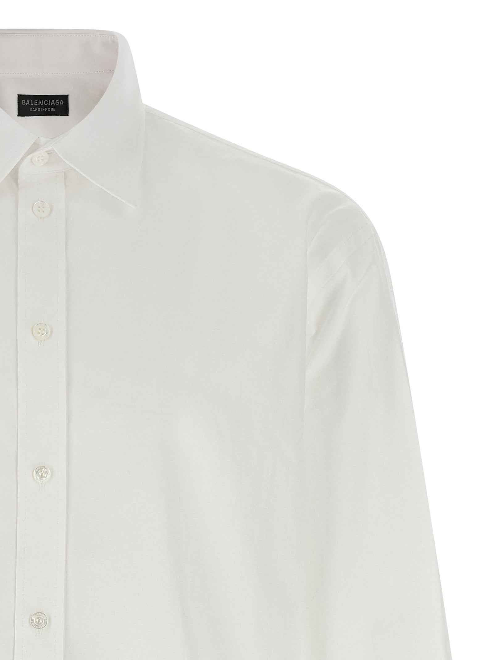 Balenciaga White Cotton Blouse