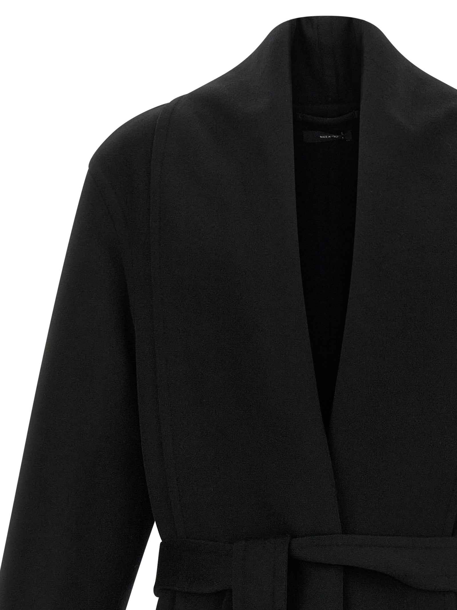Tom Ford Black Virgin Wool Coat
