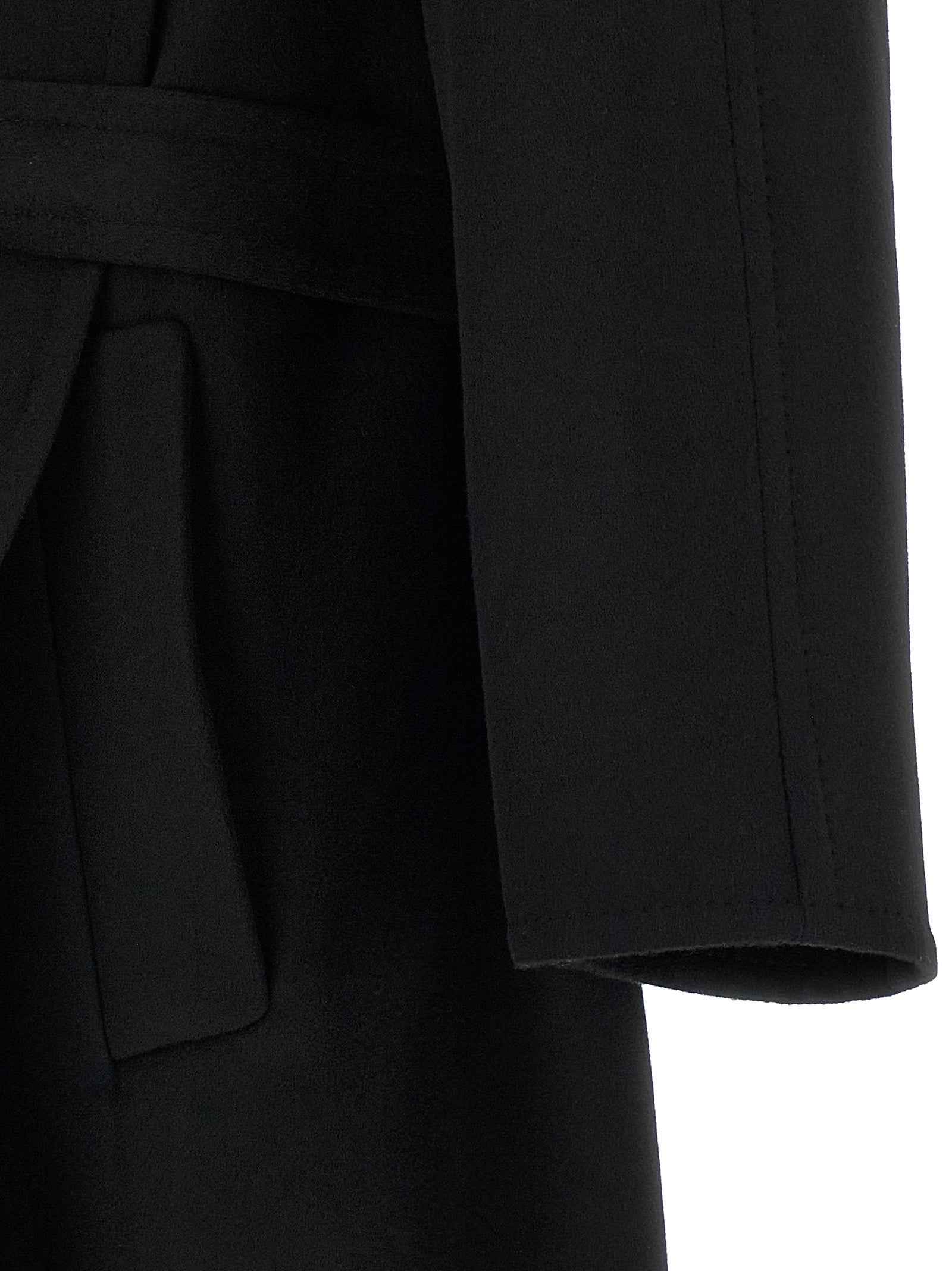 Tom Ford Black Virgin Wool Coat