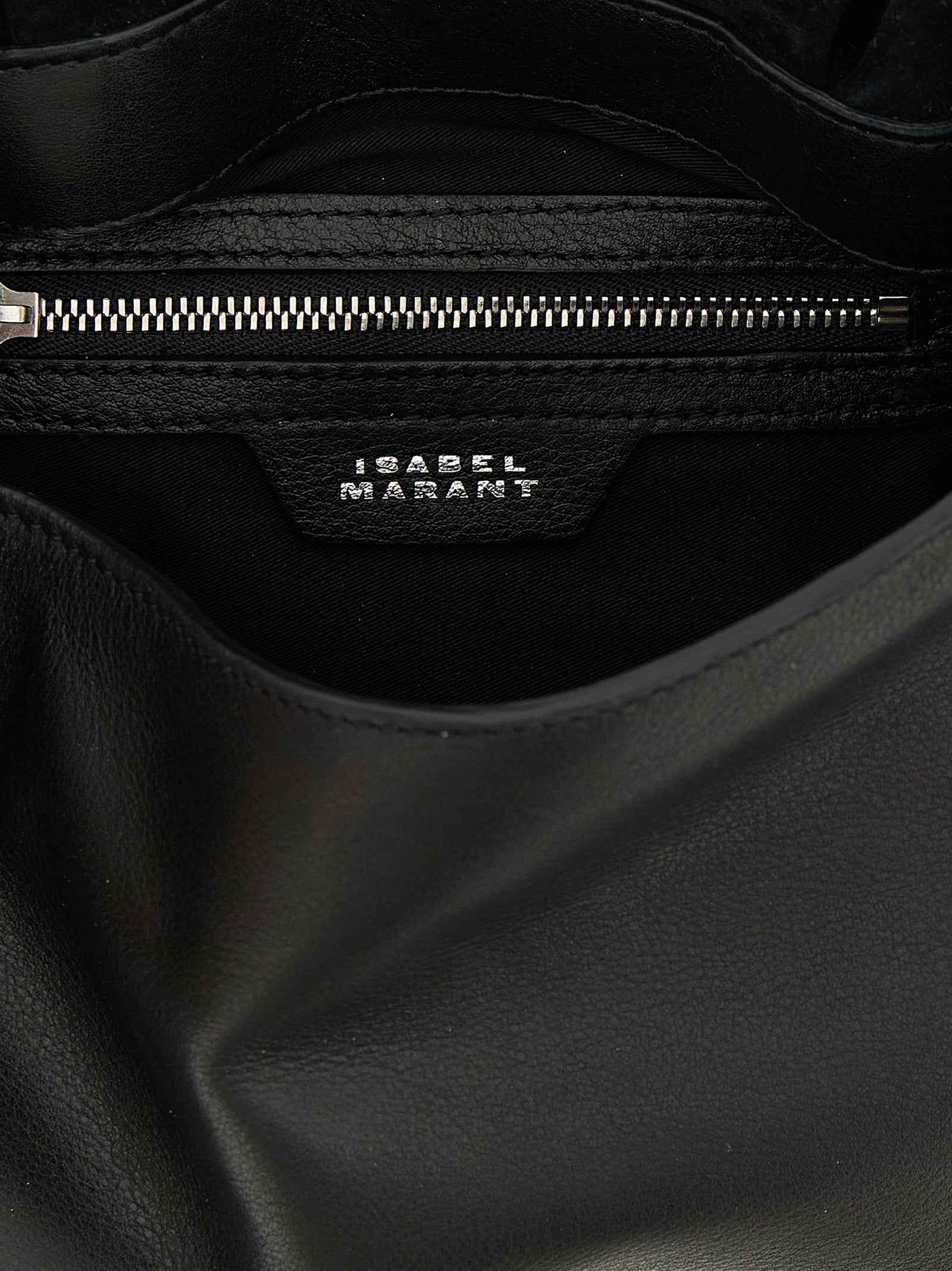 Isabel Marant Black Calfskin Shoulder Bag