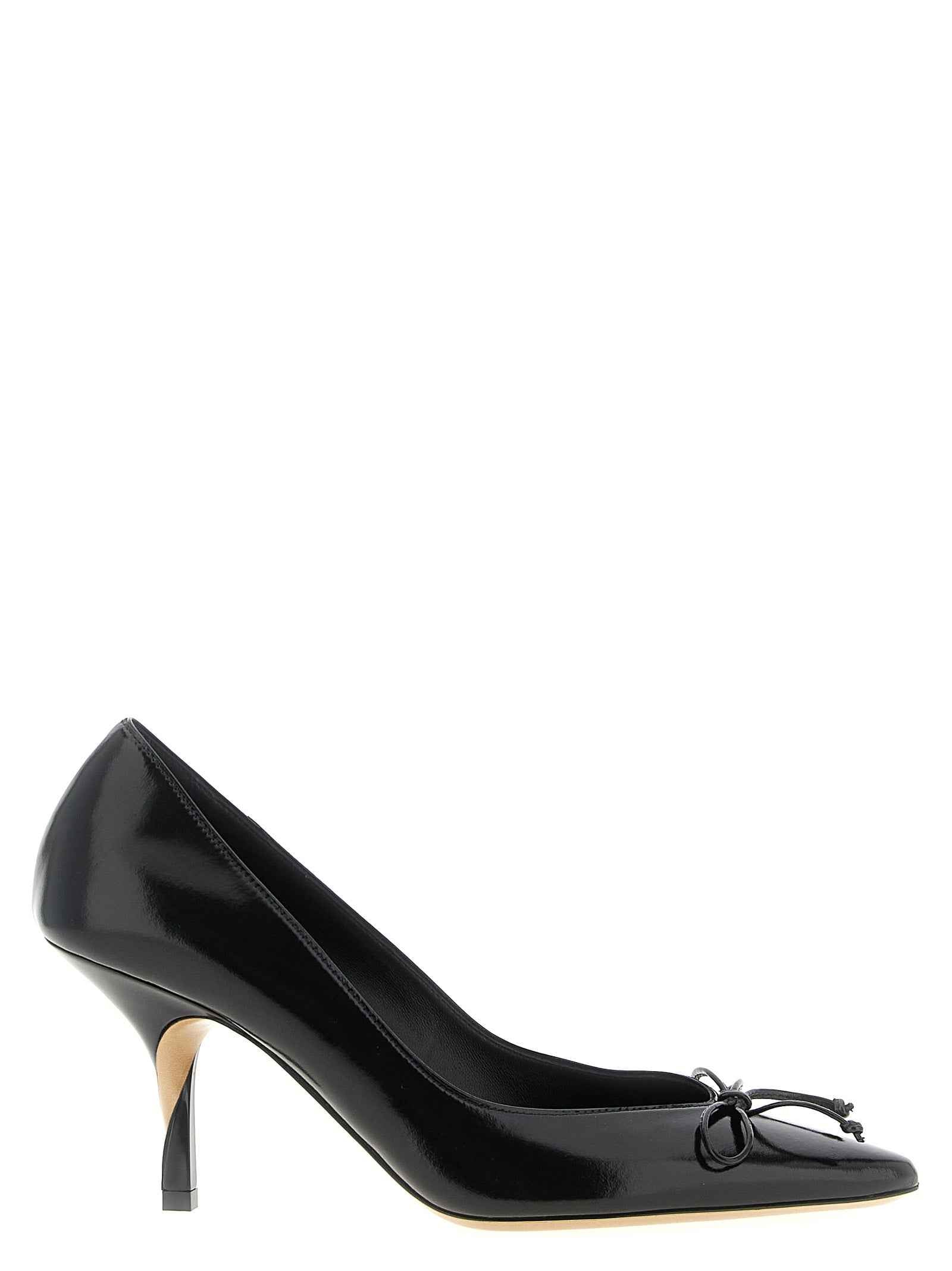 Jacquemus Black Cowhide High Heel Pumps