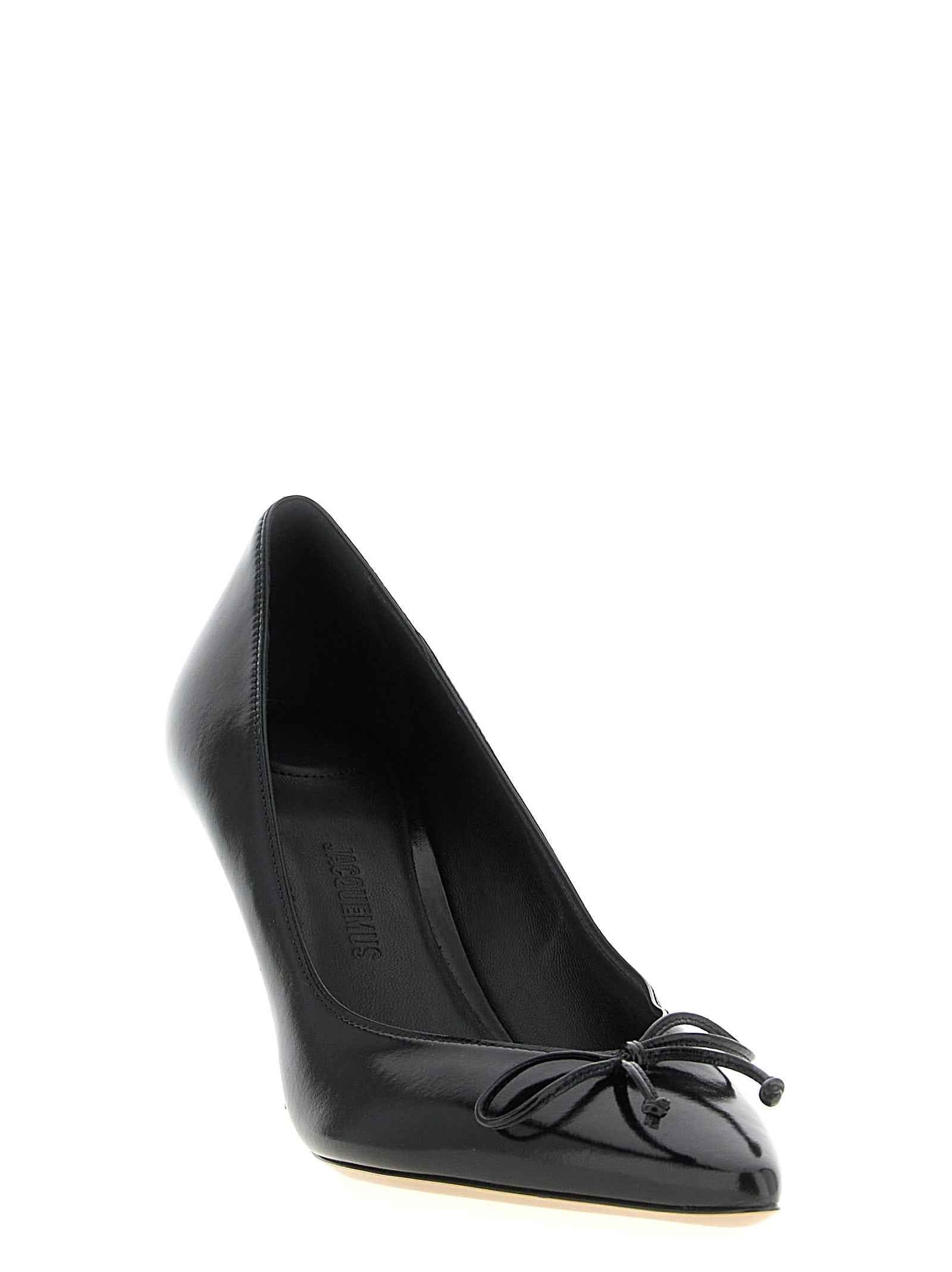 Jacquemus Black Cowhide High Heel Pumps
