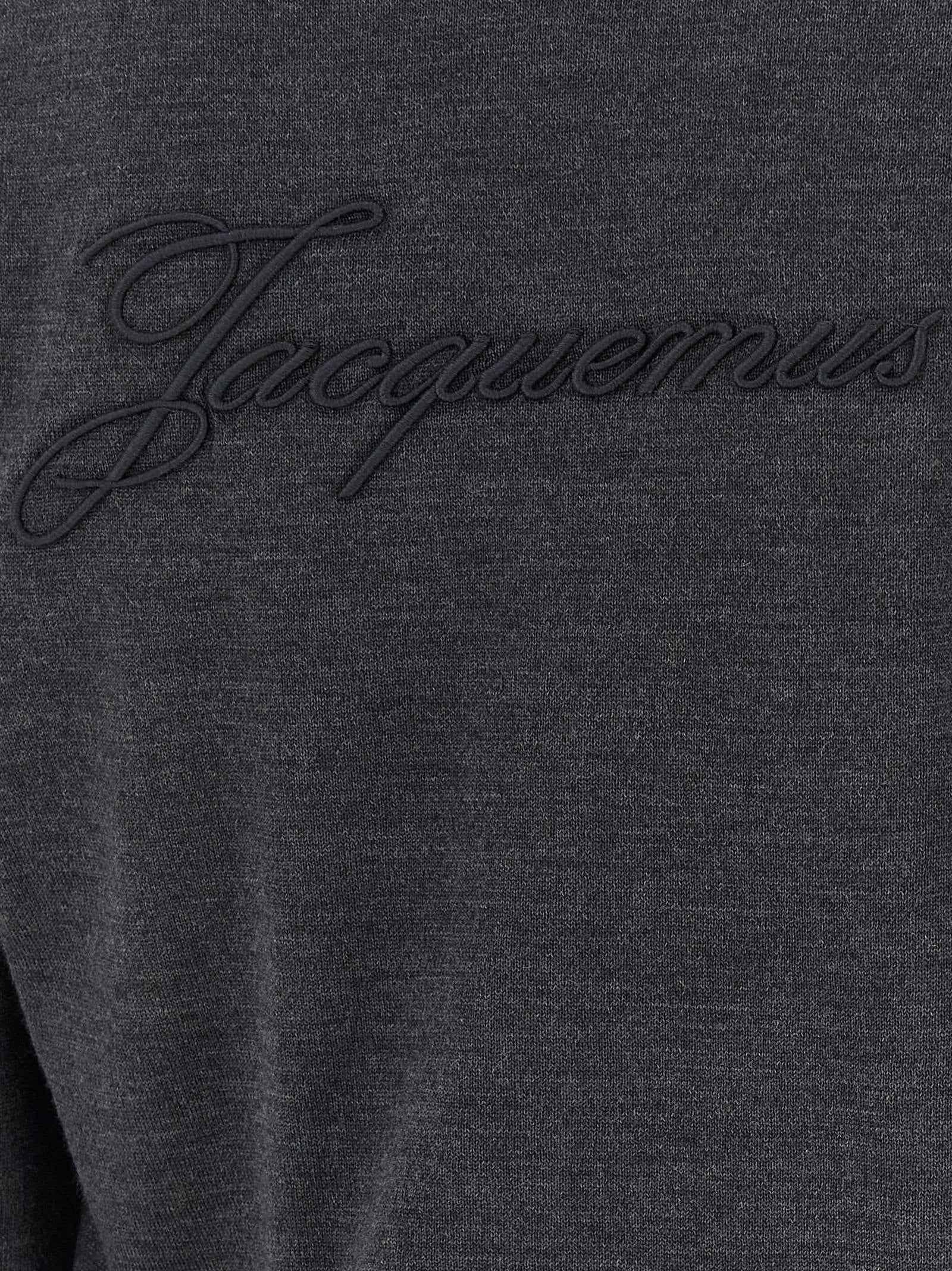 Jacquemus Gray Merino Wool Cardigan