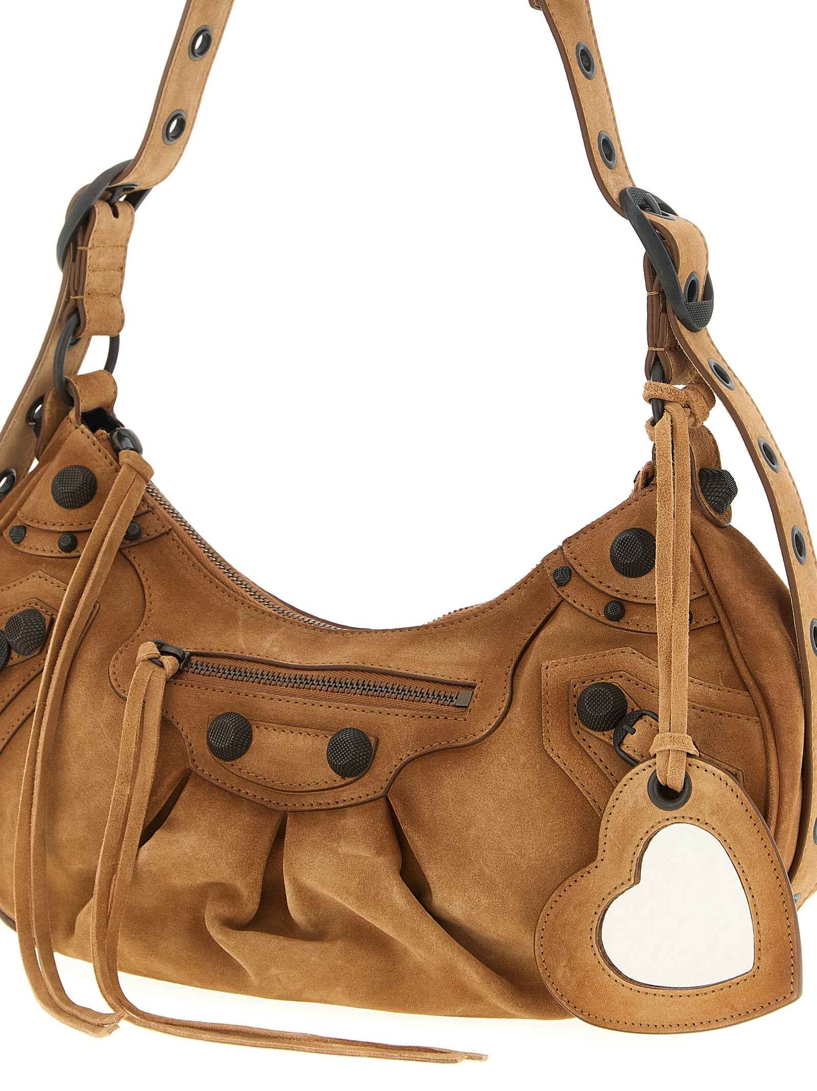 Balenciaga Brown Calfskin Shoulder Bag