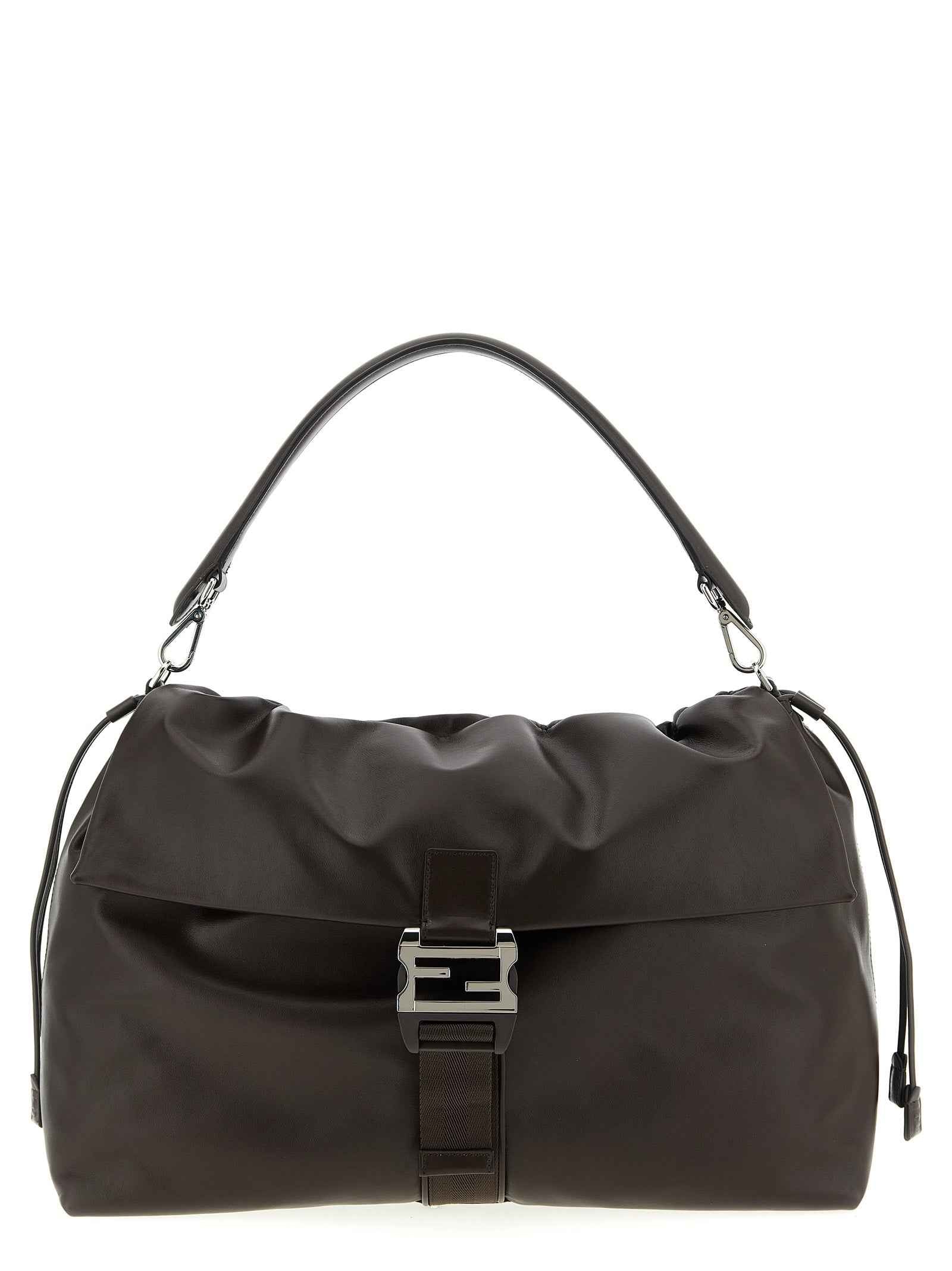 Fendi Brown Calfskin Handbag
