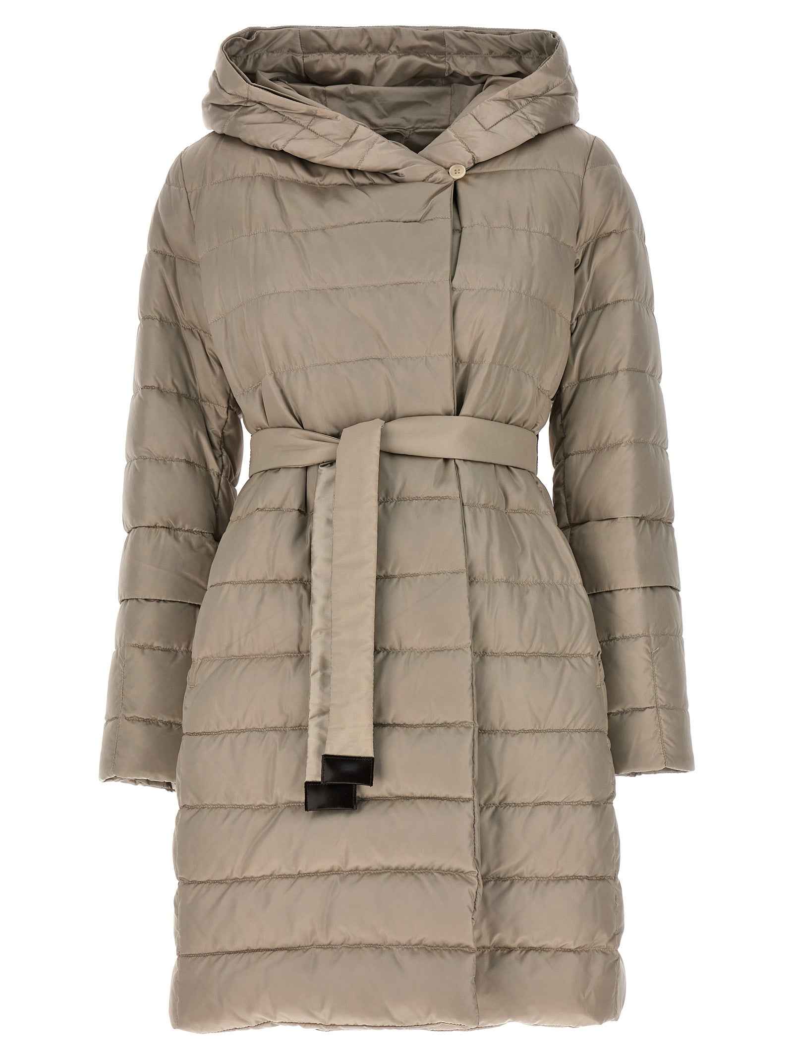 Max Mara Beige Polyamide Full-Length Jacket