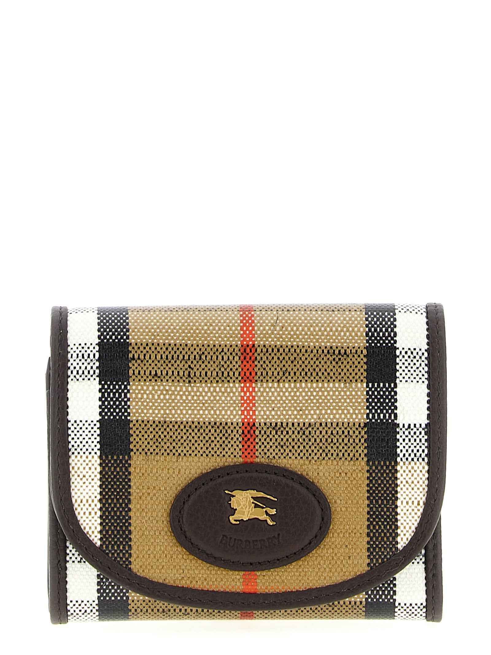 Burberry Beige Cotton Cardholder