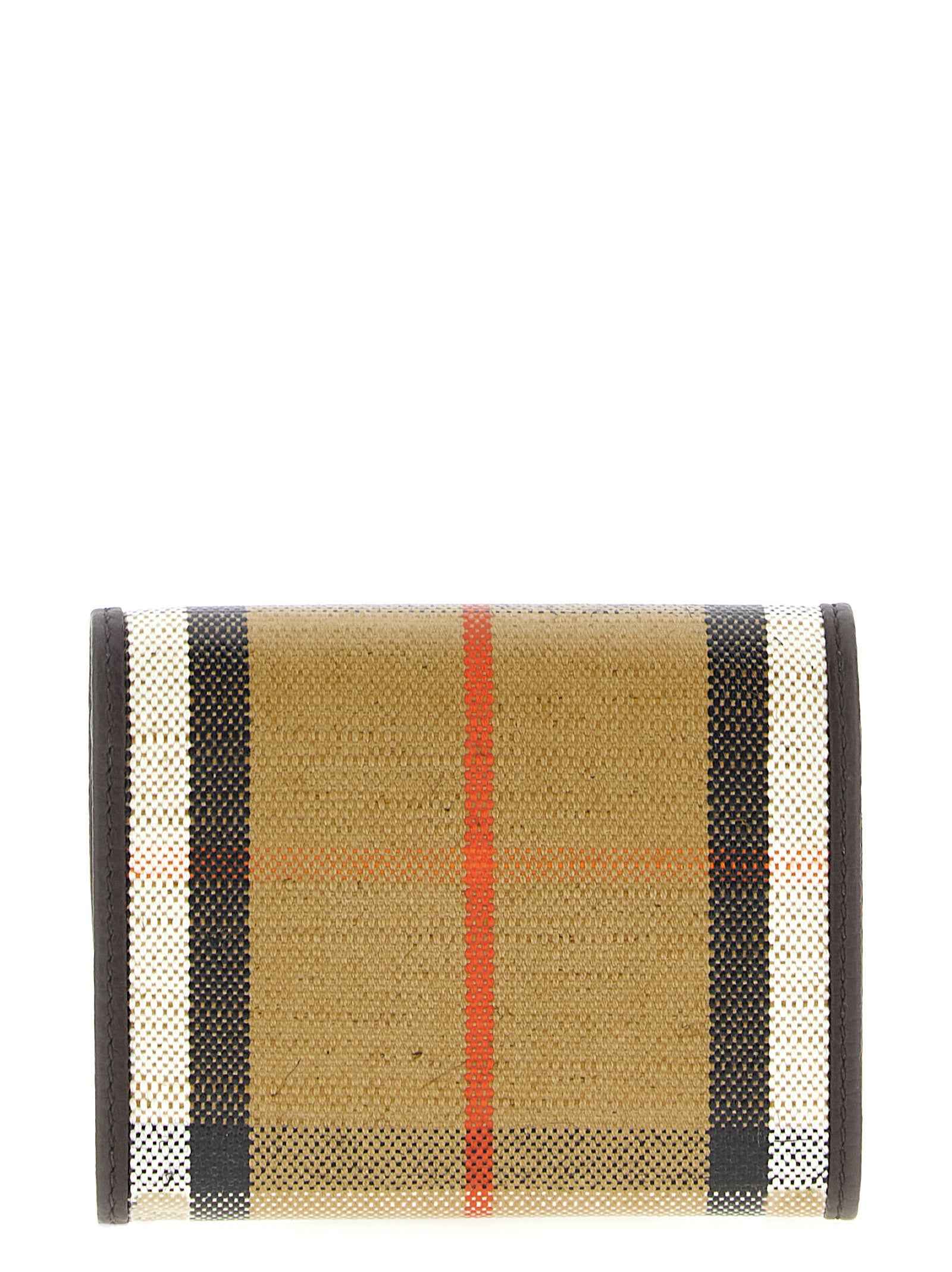 Burberry Beige Cotton Cardholder