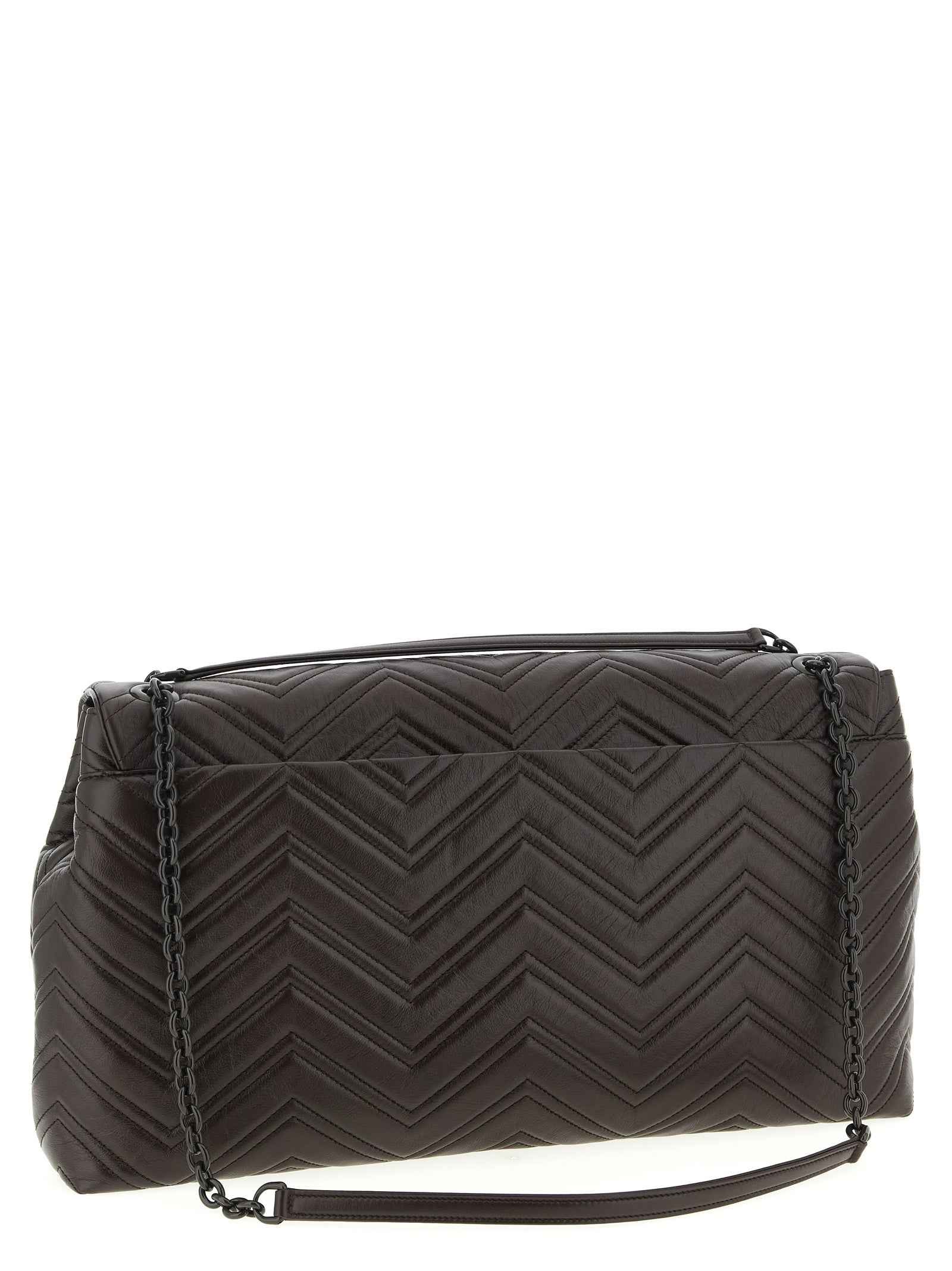 Gucci Brown Calfskin Shoulder Bag