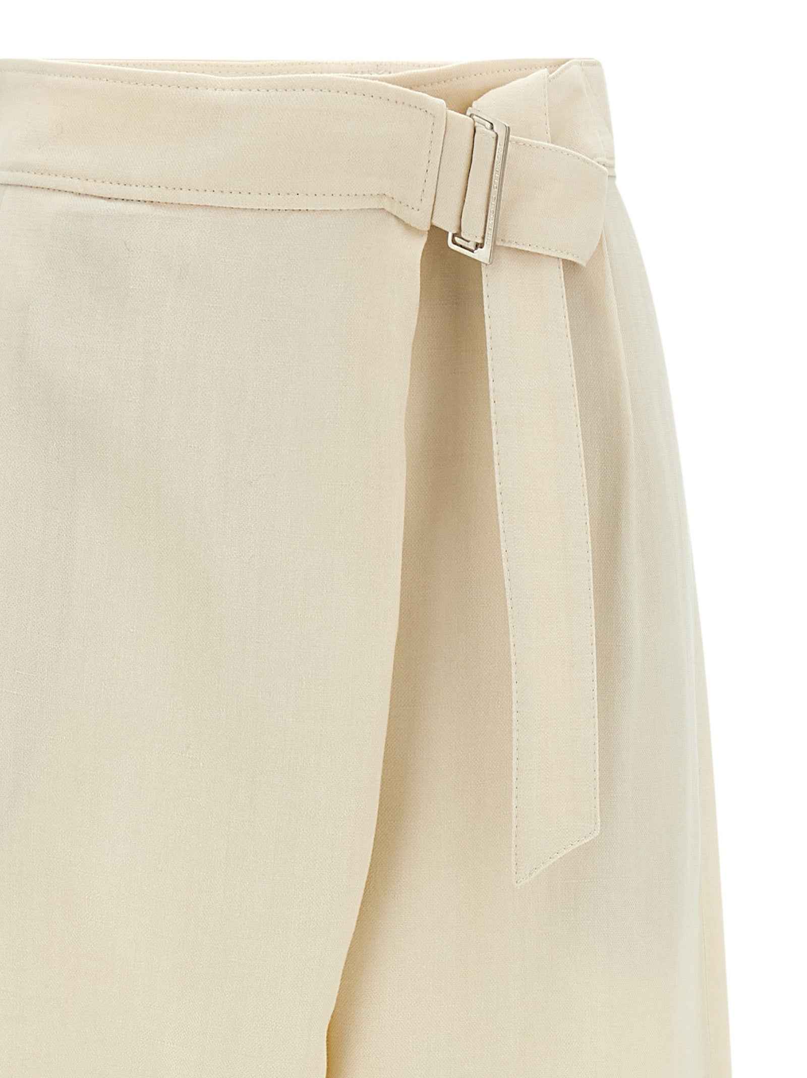 Brunello Cucinelli White Viscose Casual Pants