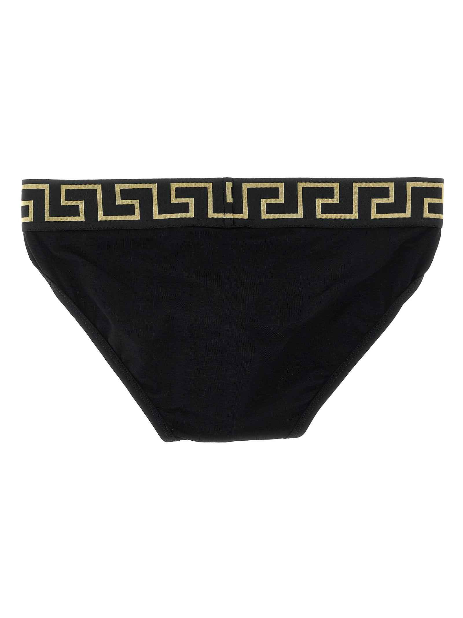 Versace Black Cotton Briefs
