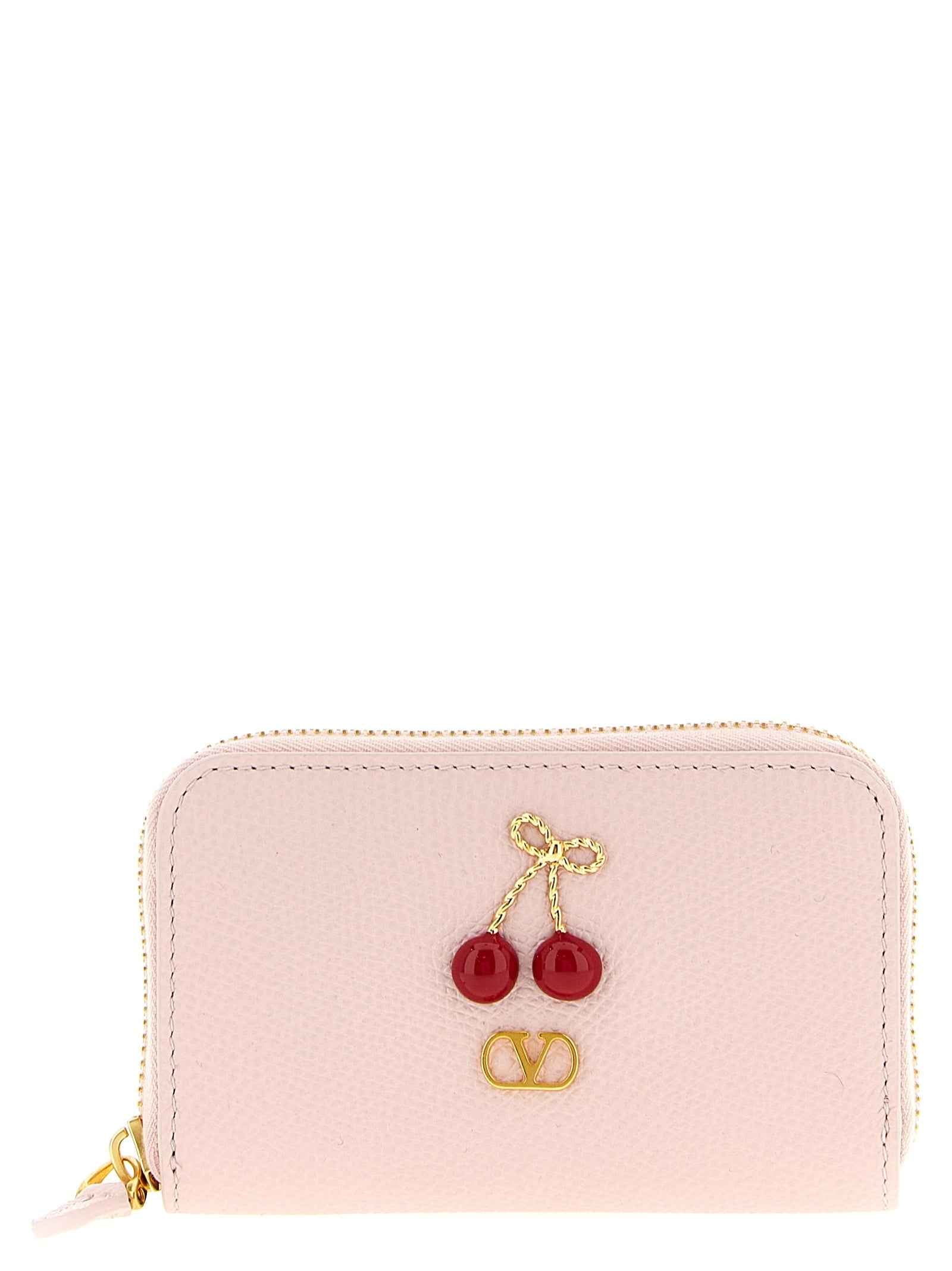 Valentino Garavani Multicolor Calfskin Cardholder