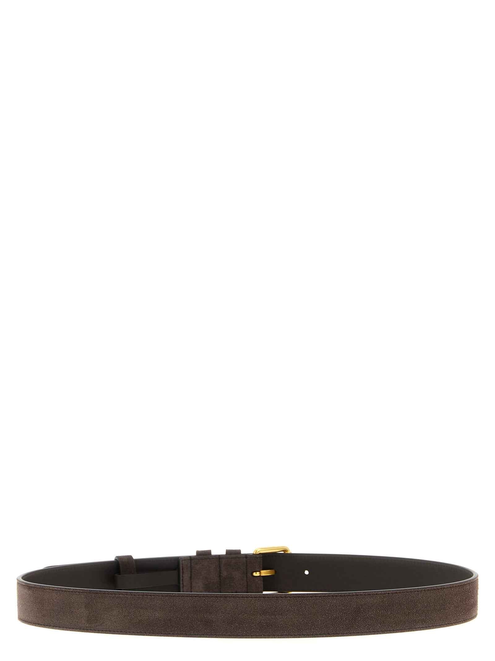 Valentino Garavani Brown Cowhide Belt