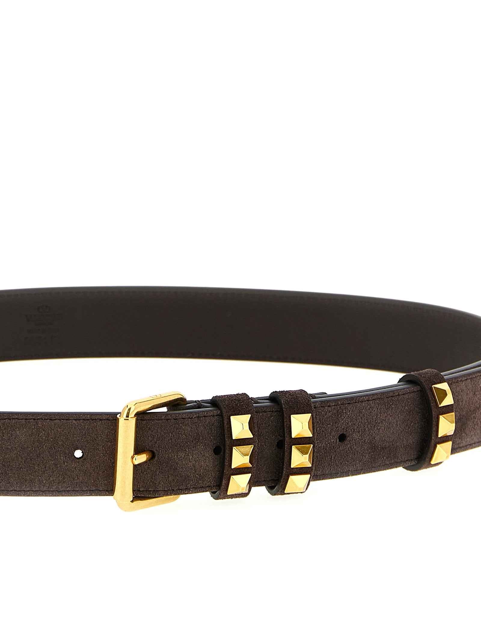 Valentino Garavani Brown Cowhide Belt